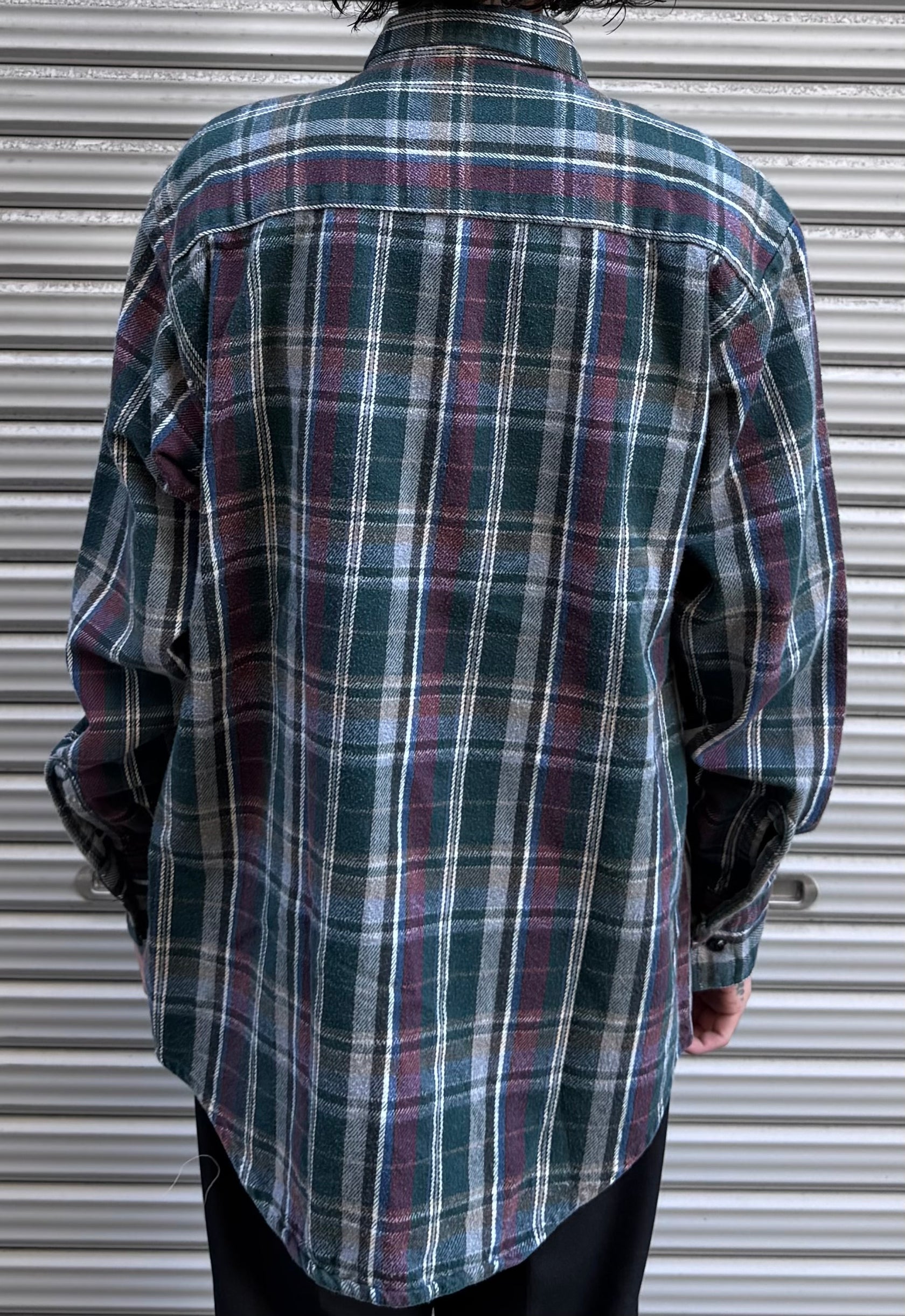 90's 「Winter Run」USA製 ネルシャツ