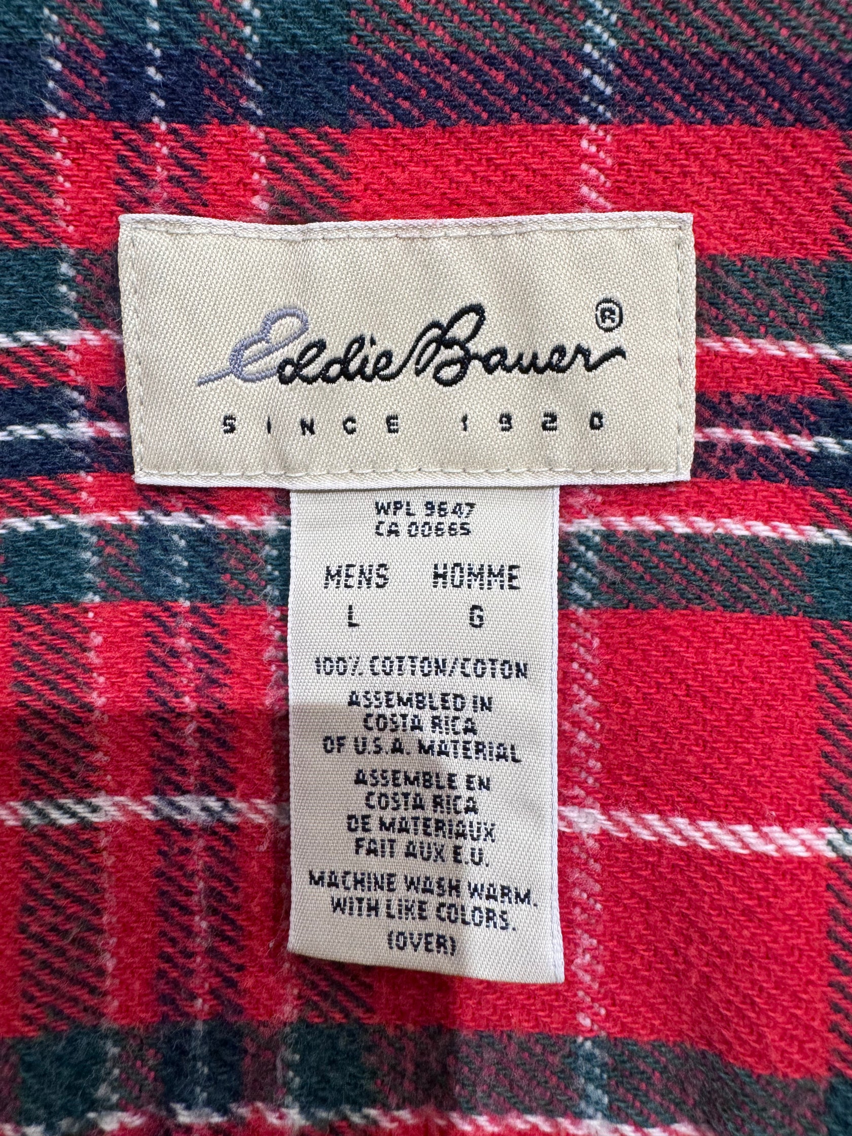 90's「Eddie Bauer」 ネルシャツ