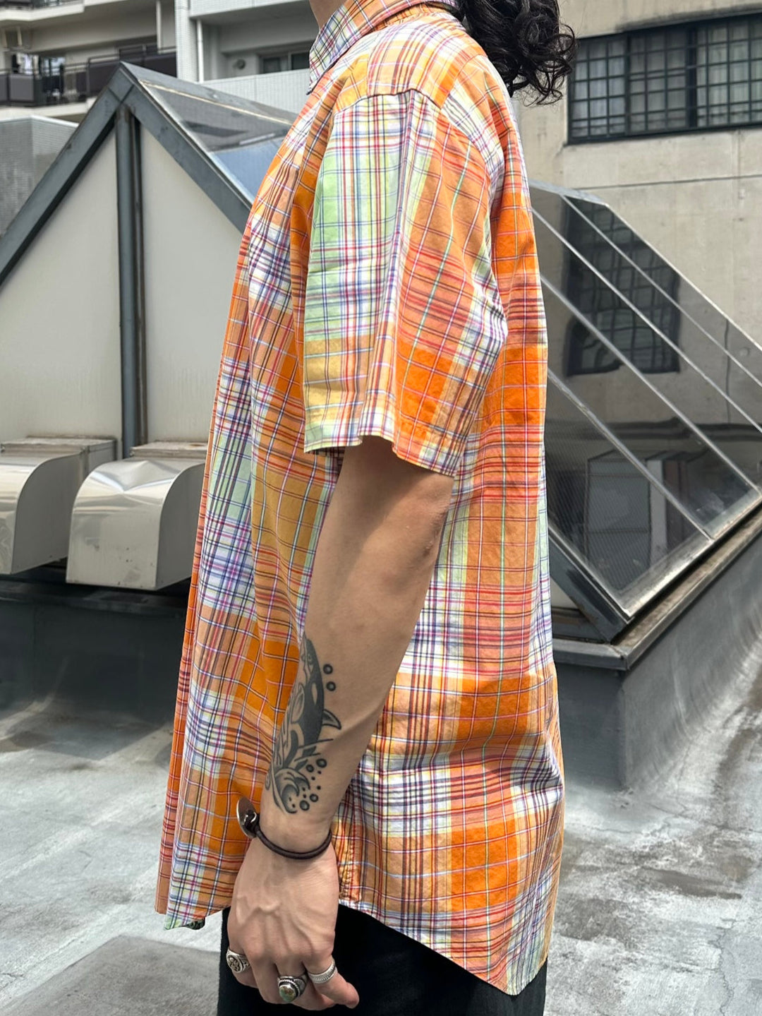 90's RALPH LAUREN「CLASSIC FIT」マドラスチェックシャツ