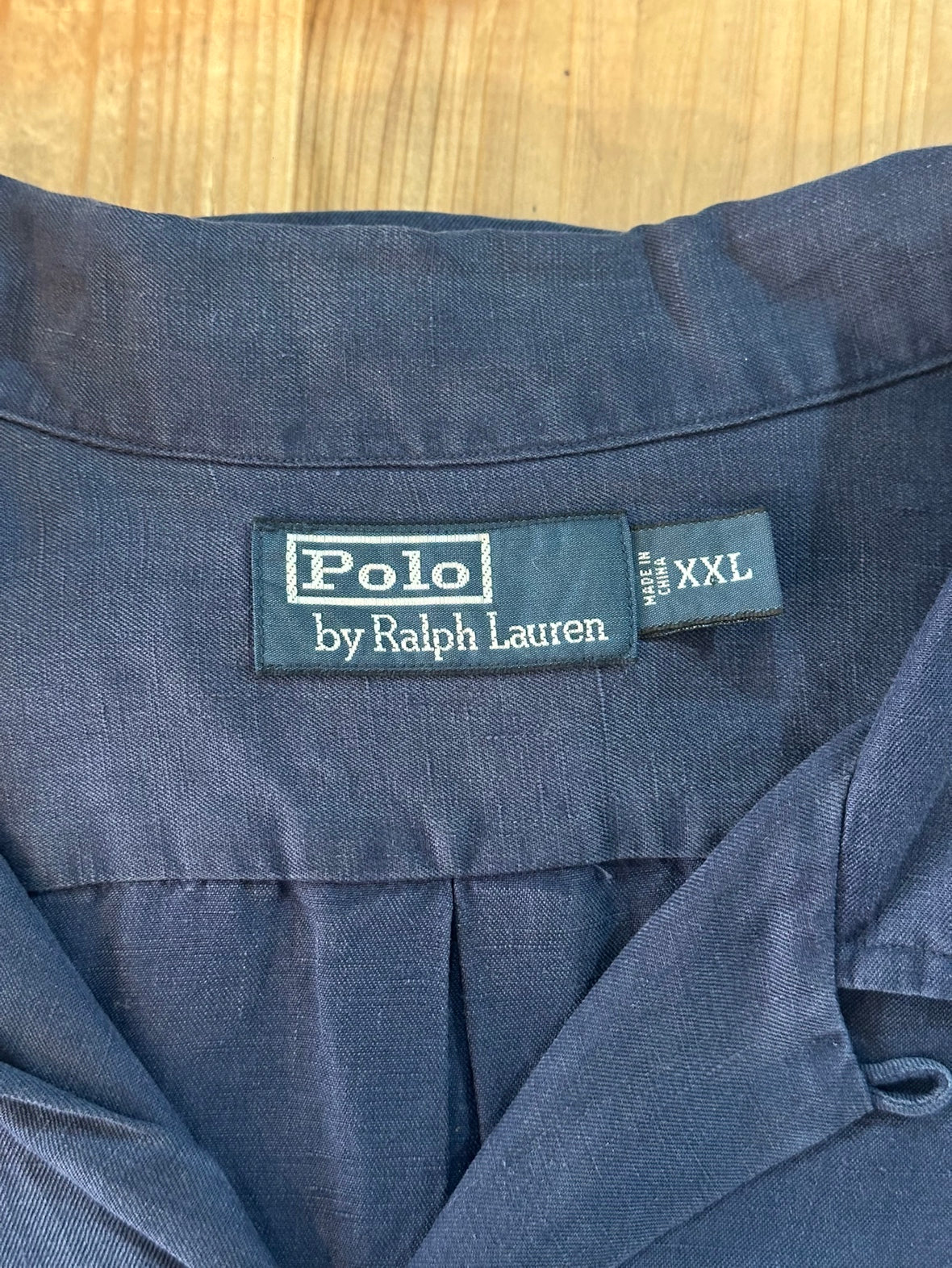 90's RALPH LAUREN「CALDWELL」オープンカラーシャツ