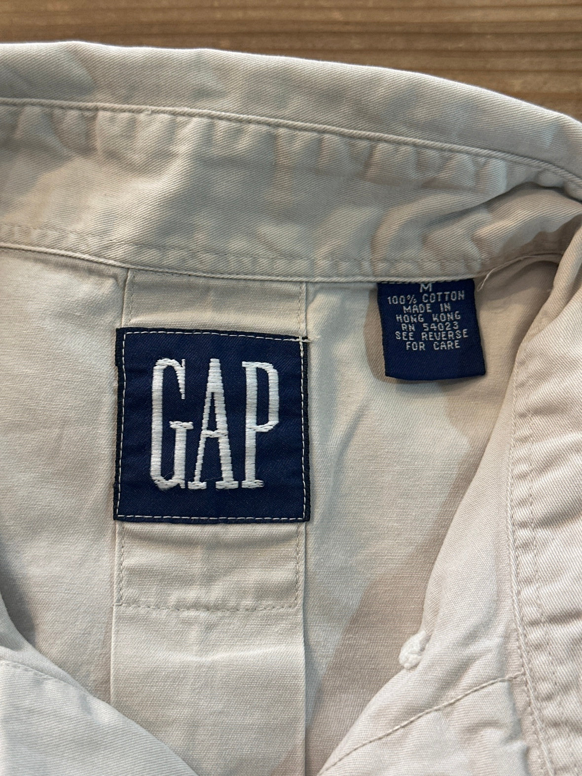 90's GAP「Work」ボタンダウンシャツ