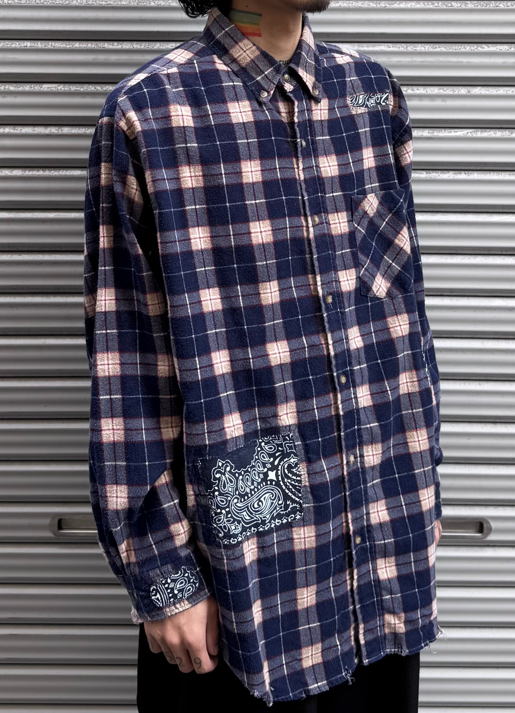 REMAKE Flannel Shirt ネルシャツ
