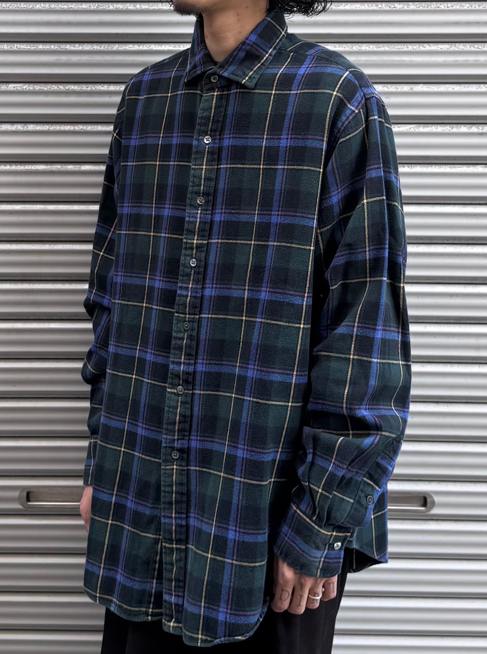 90's Ralph Lauren「REGENT」ネルシャツ