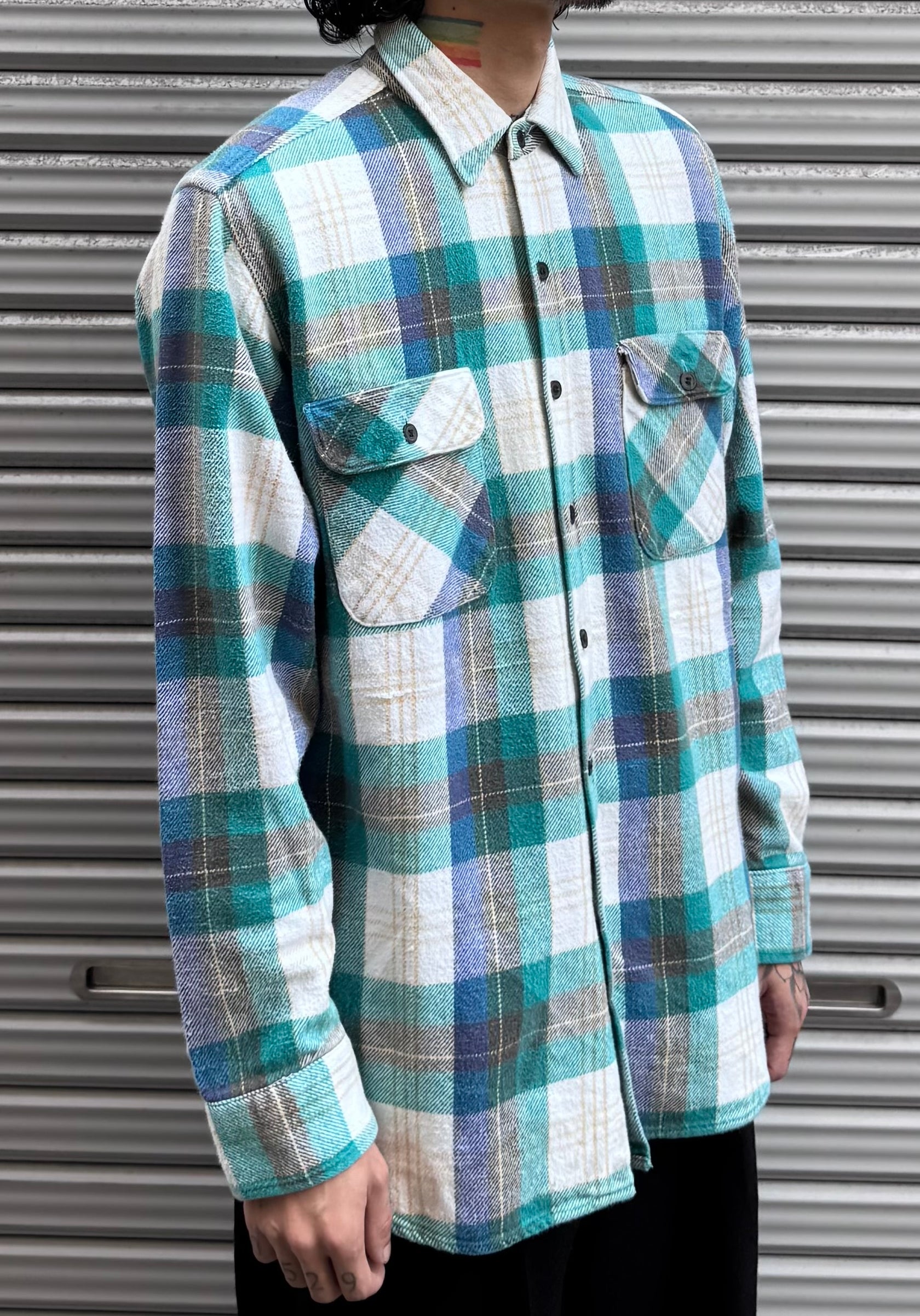 90’s「TIMBER RUN」ネルシャツ