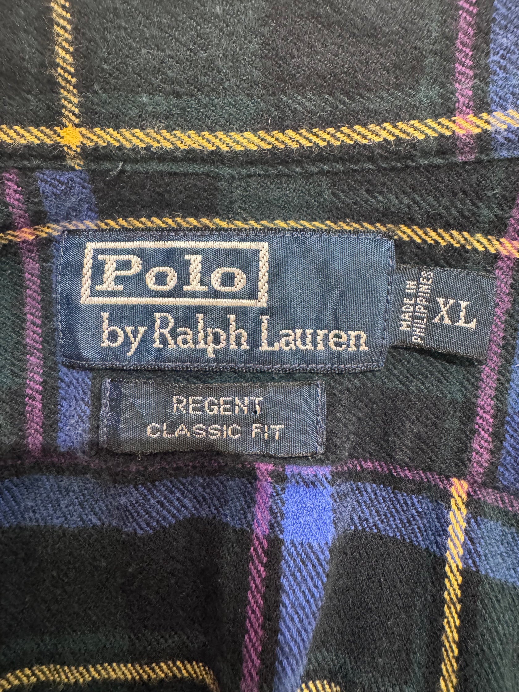 90's Ralph Lauren「REGENT」ネルシャツ