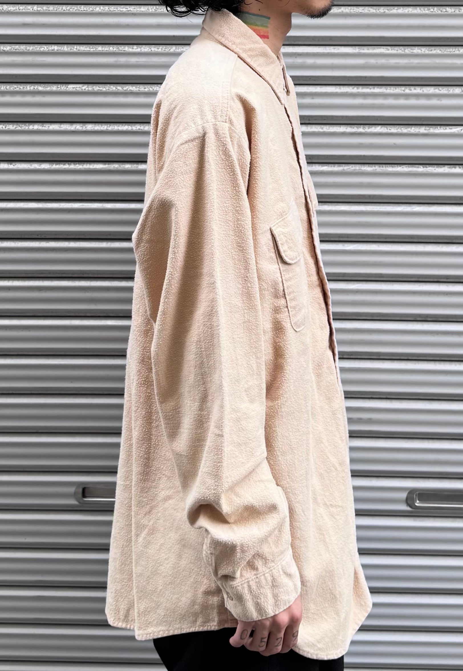 90’s「FIVE BROTHER」USA製 無地ネルシャツ