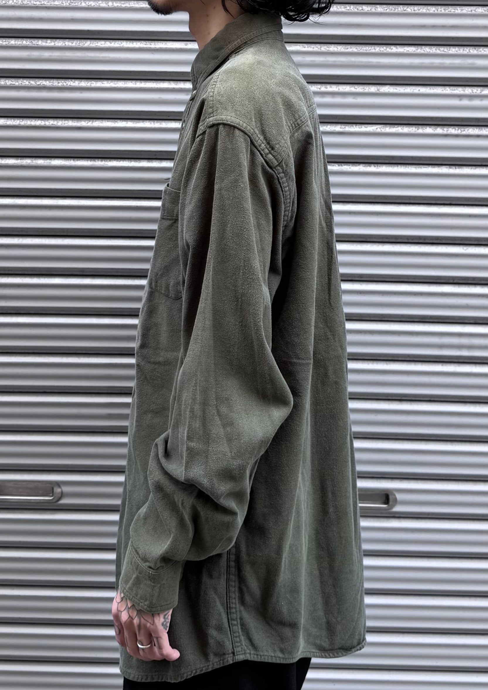 00's「L.L.Bean」無地ネルシャツ