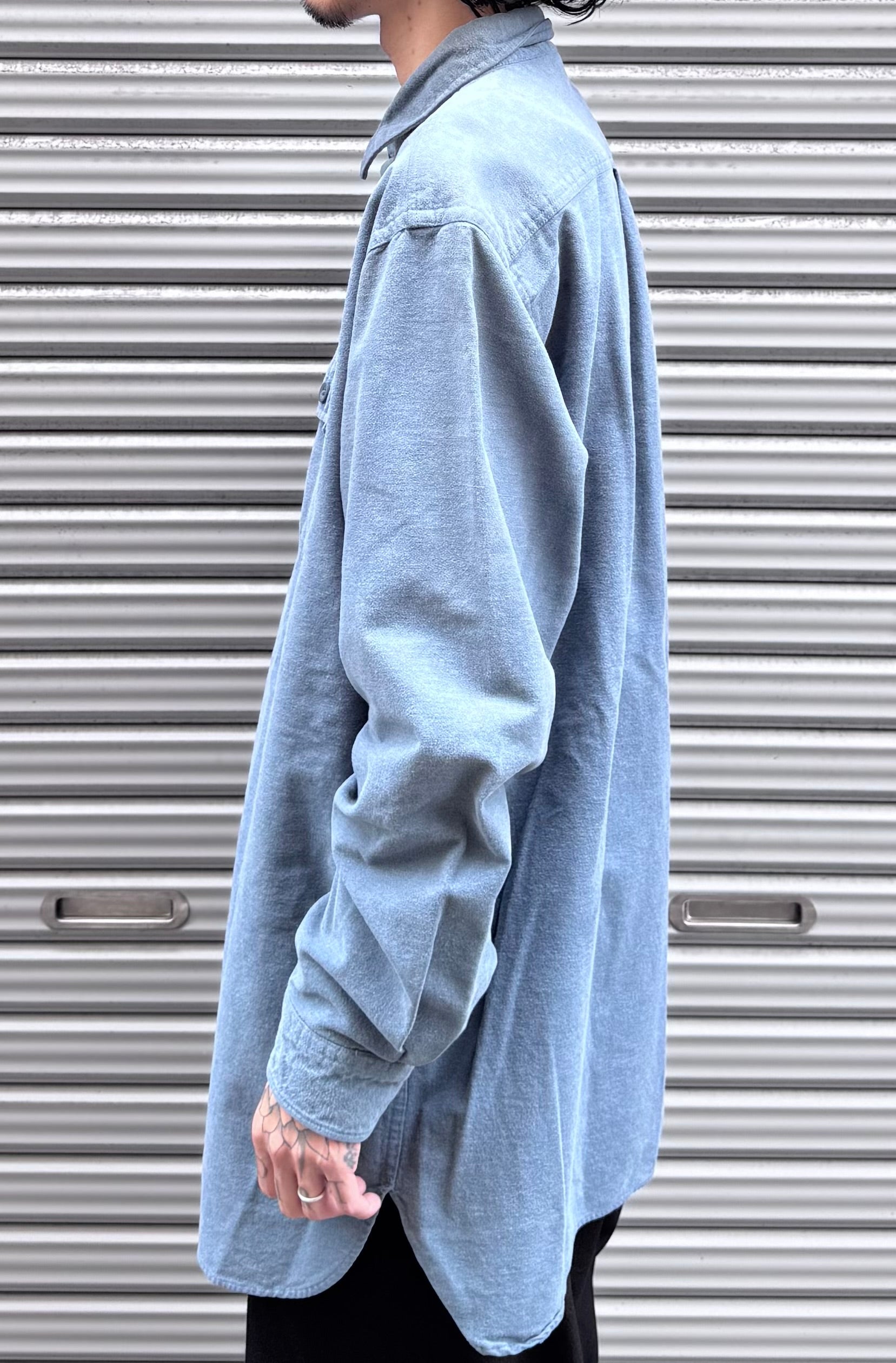 00's「L.L.Bean」無地ネルシャツ