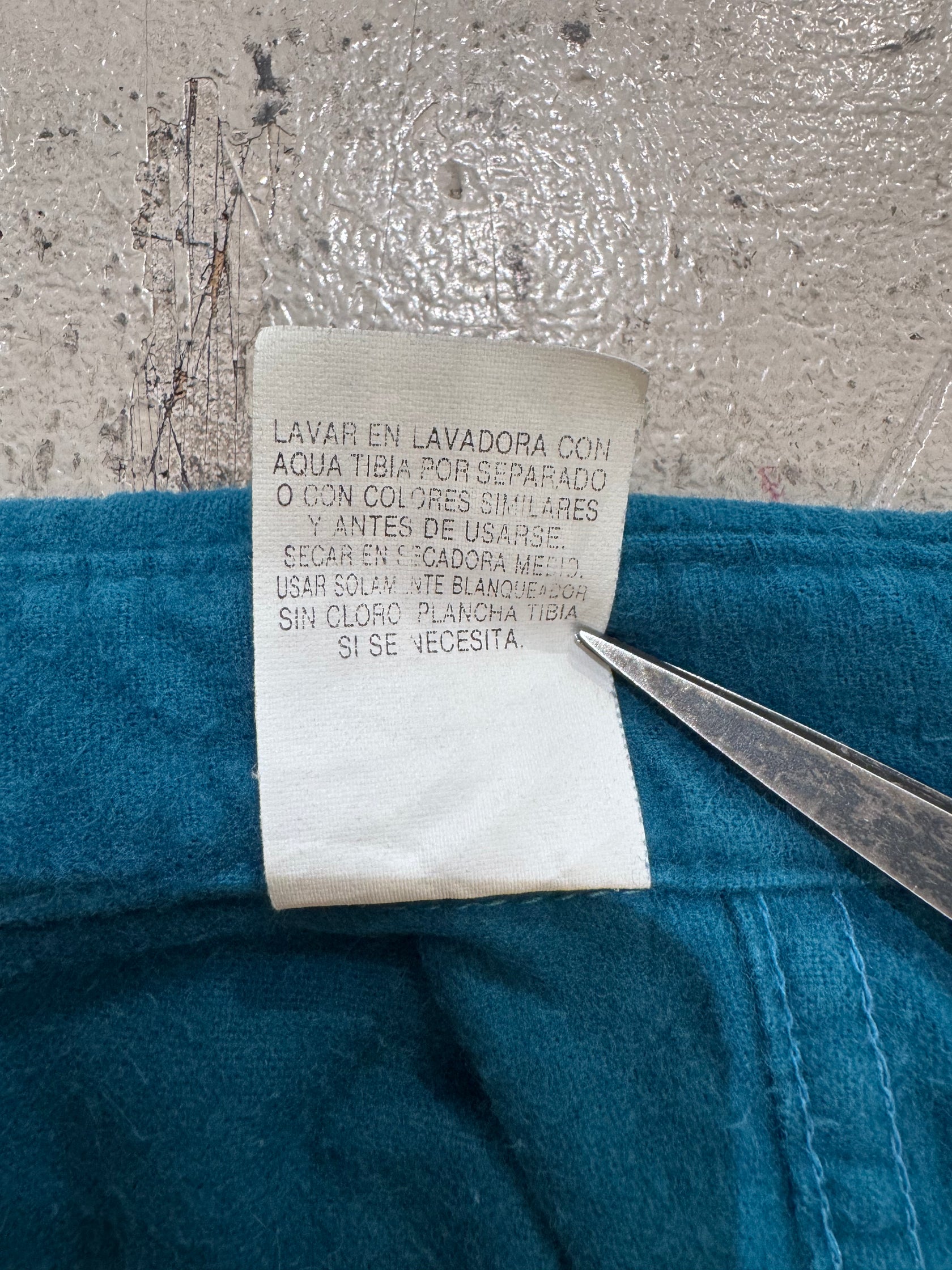 90’s「FIVE BROTHER」USA製 無地ネルシャツ