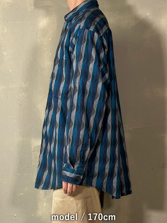 90's PATAGONIA「Native Stripe」ボタンダウンフランネルシャツ