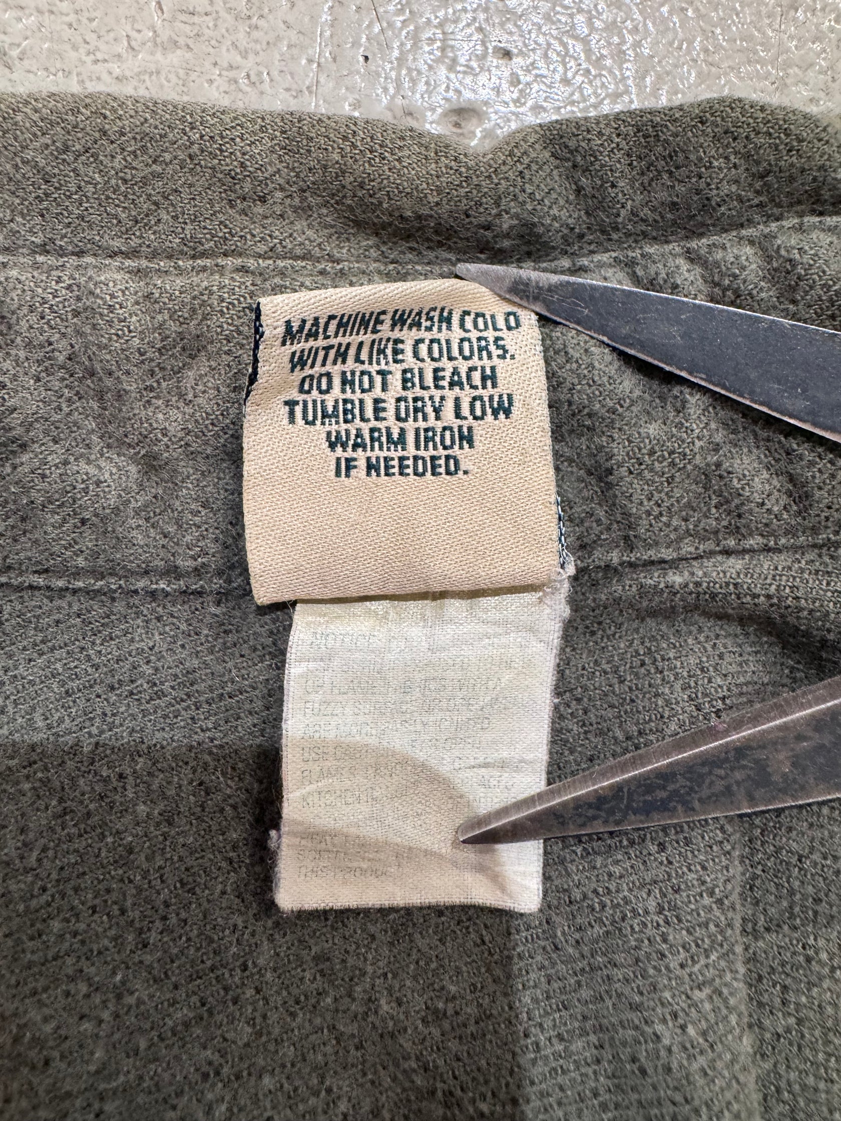 00's「L.L.Bean」無地ネルシャツ