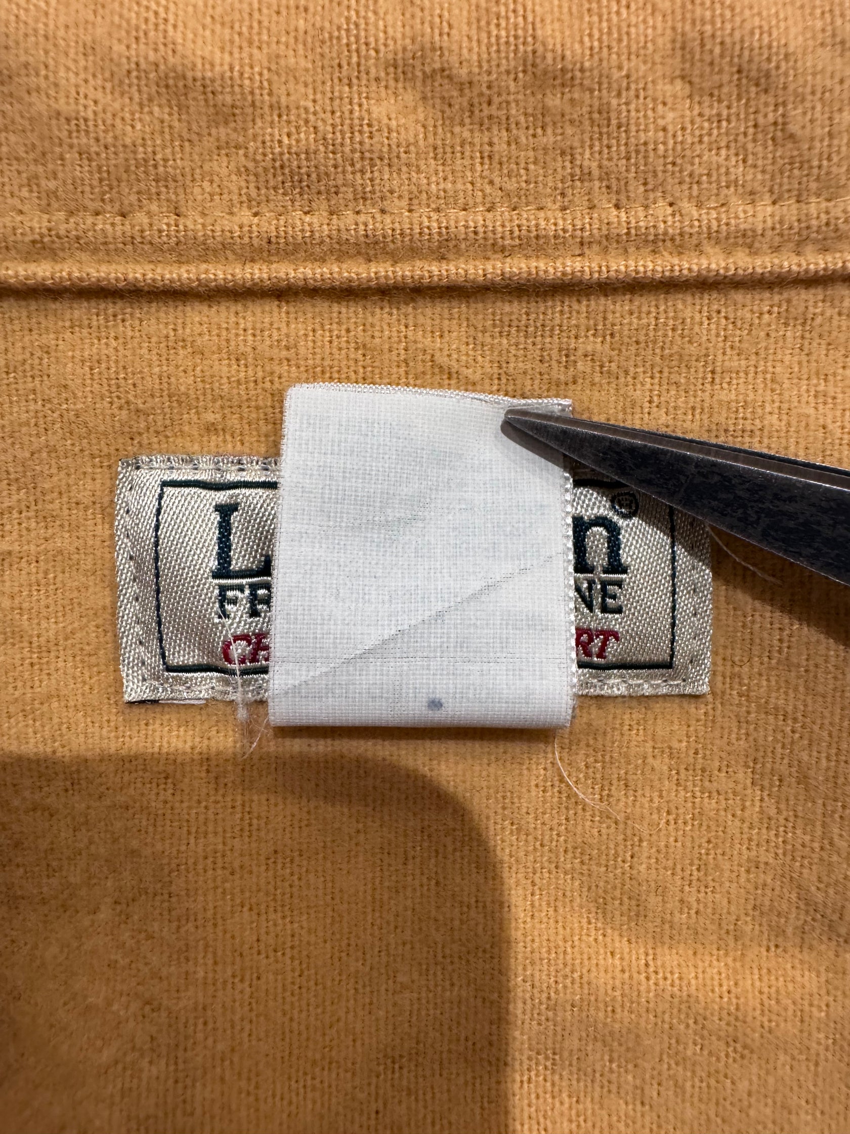 00's「L.L.Bean」無地ネルシャツ