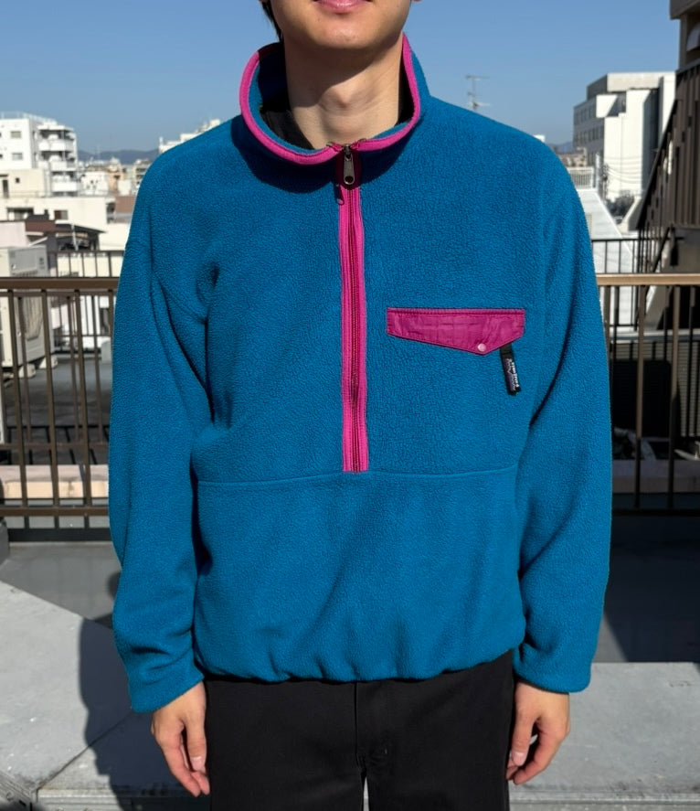 【patagonia】90s SYNCHILLAプルオーバーフリース 90's PATAGONIA「Synchilla Half-Zip」フリースプルオーバー – FUJI STORE