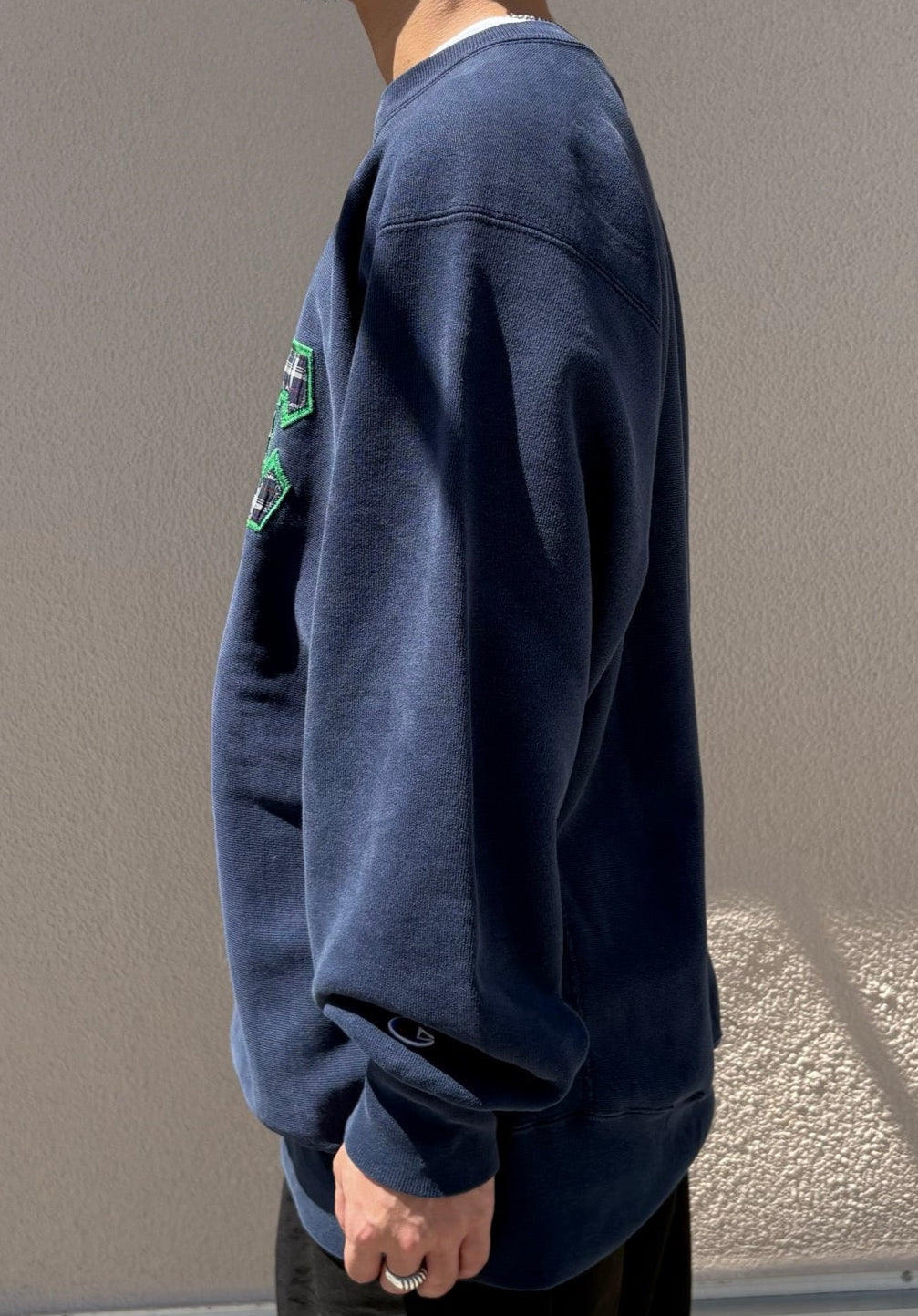90‘s CHAMPION REVERSE WEAVE「ギリシャ文字 フラタニティ」USA製 スウェット