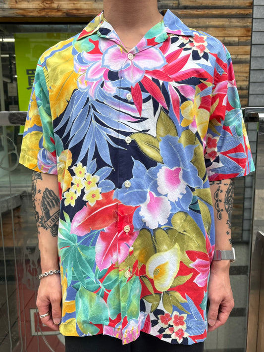 90's RALPH LAUREN「CALDWELL」オープンカラーシャツ