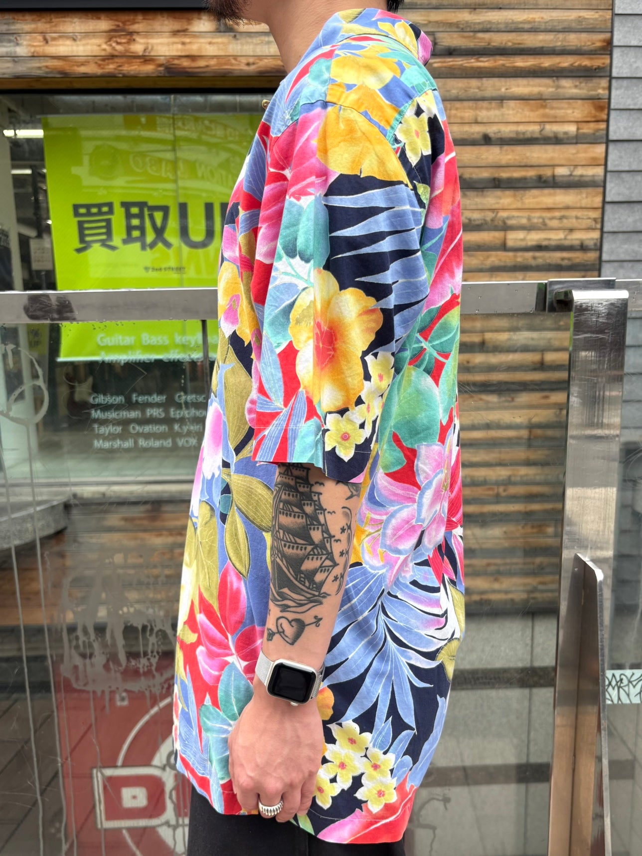 90's RALPH LAUREN「CALDWELL」オープンカラーシャツ