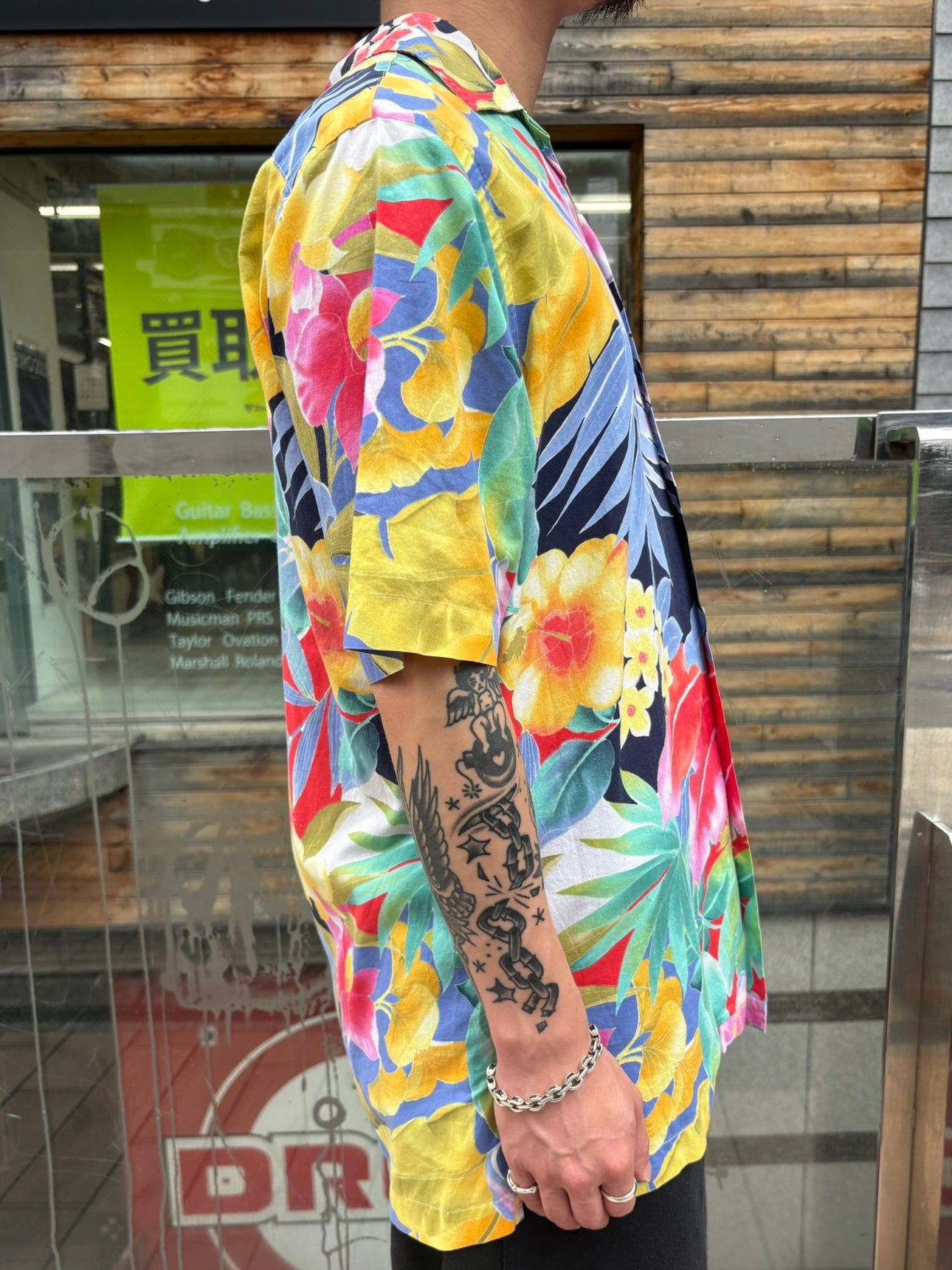 90's RALPH LAUREN「CALDWELL」オープンカラーシャツ