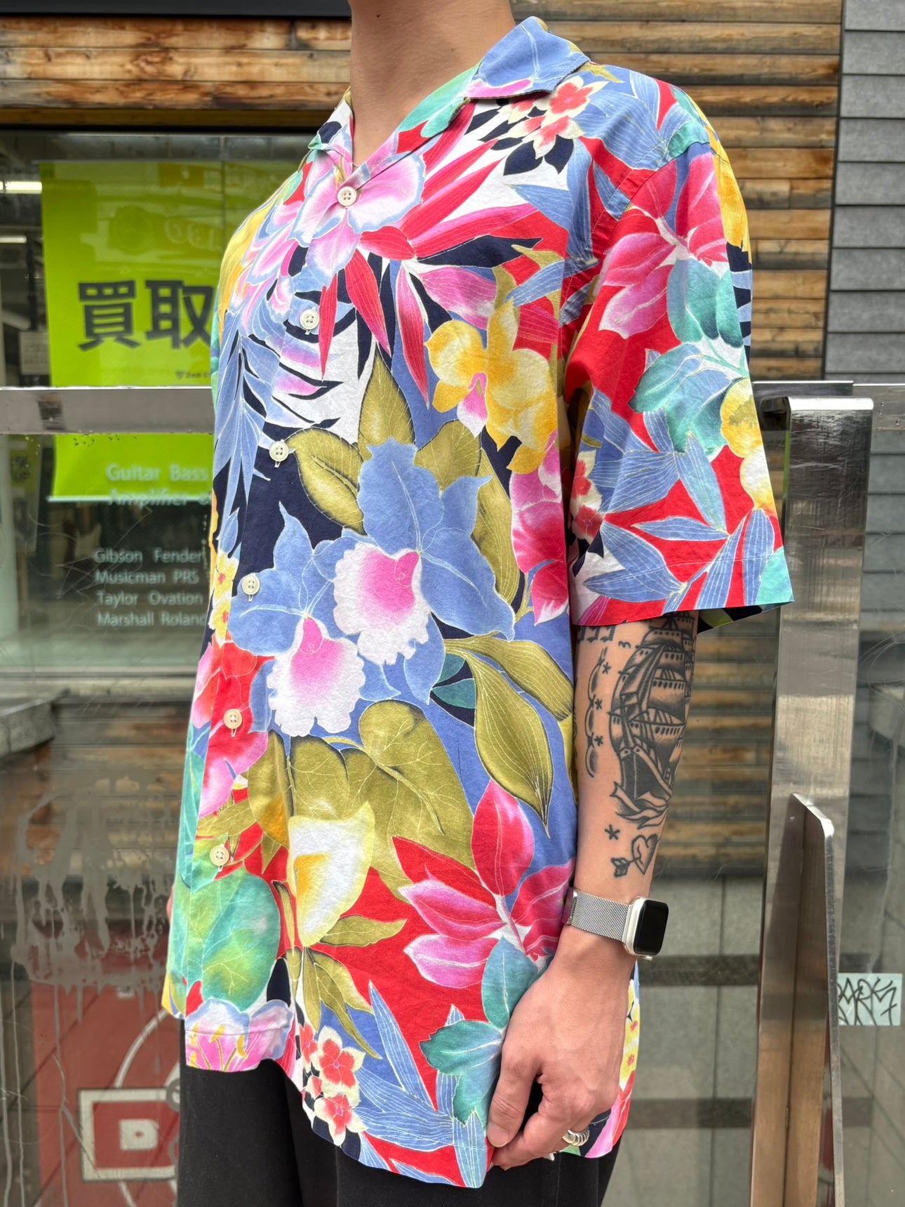 90's RALPH LAUREN「CALDWELL」オープンカラーシャツ