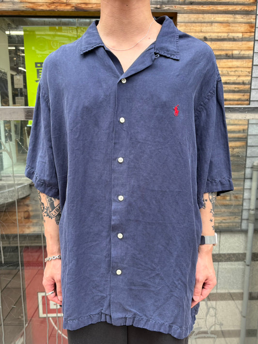 00's RALPH LAUREN オープンカラーシャツ
