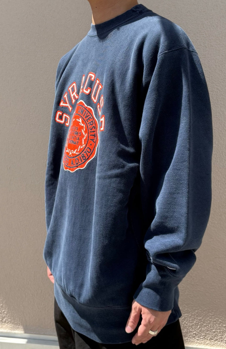 90‘s CHAMPION REVERSE WEAVE「SYRACUSE UNIVERSITY」USA製 スウェット