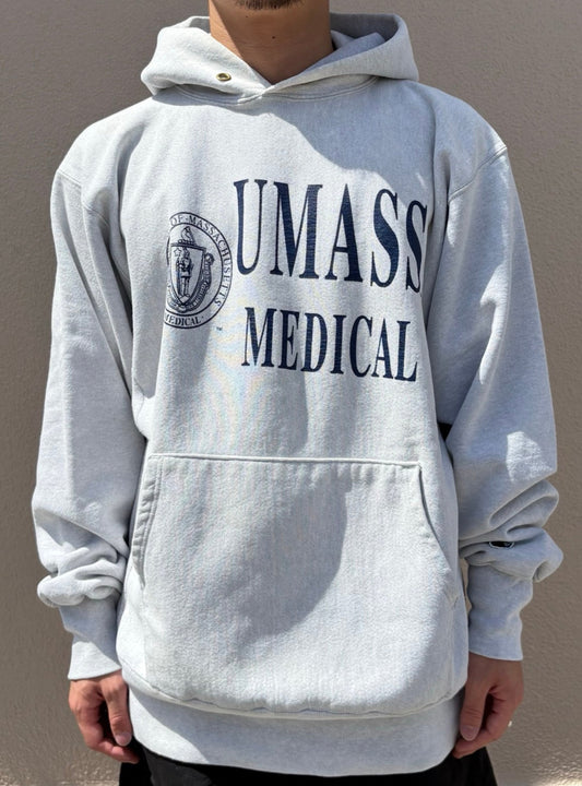 90‘s CHAMPION REVERSE WEAVE「UMASS MEDICAL」USA製 スウェットパーカー