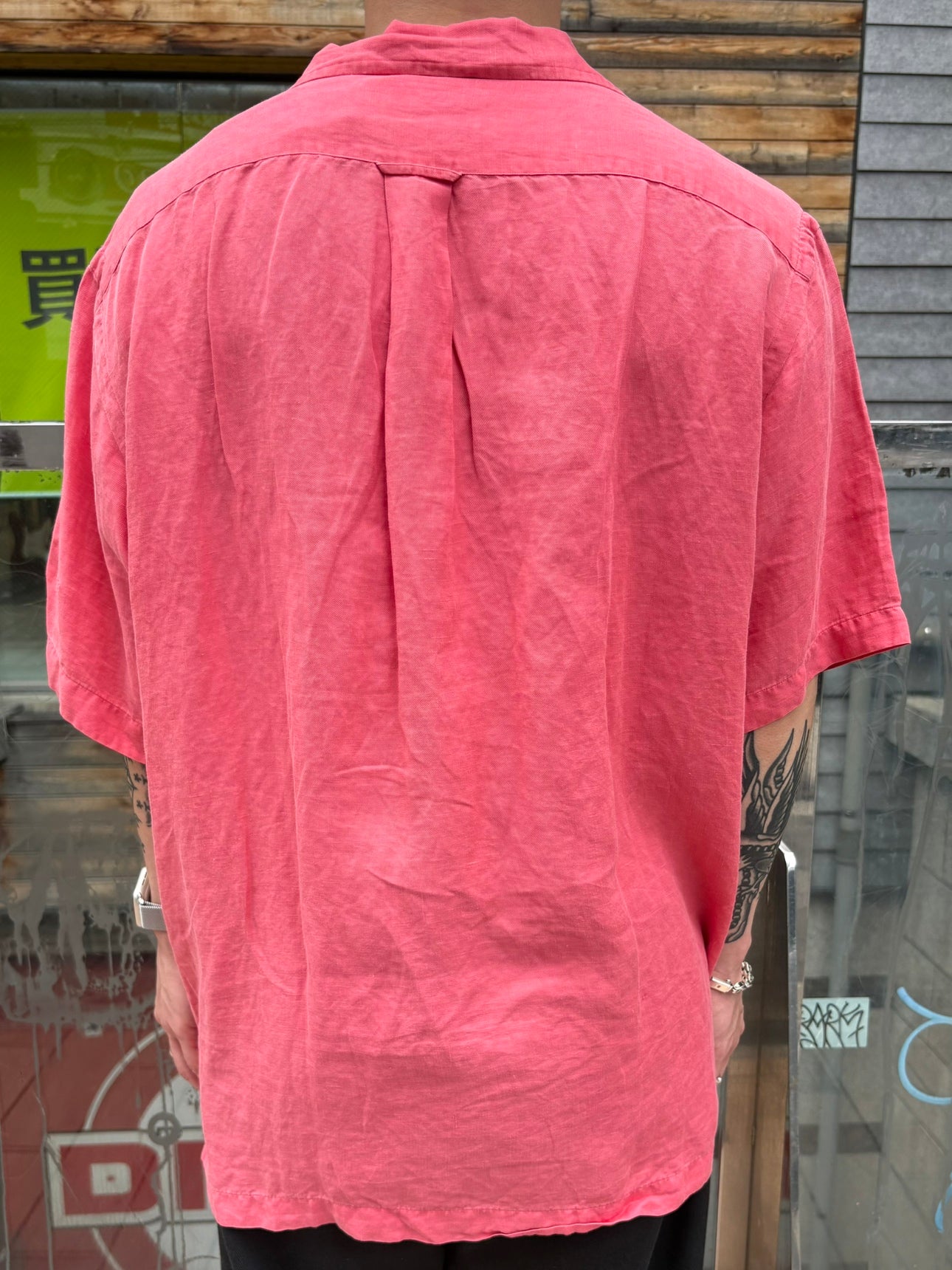 00's POLO GOLF RALPH LAUREN「CALDWELL」オープンカラーシャツ