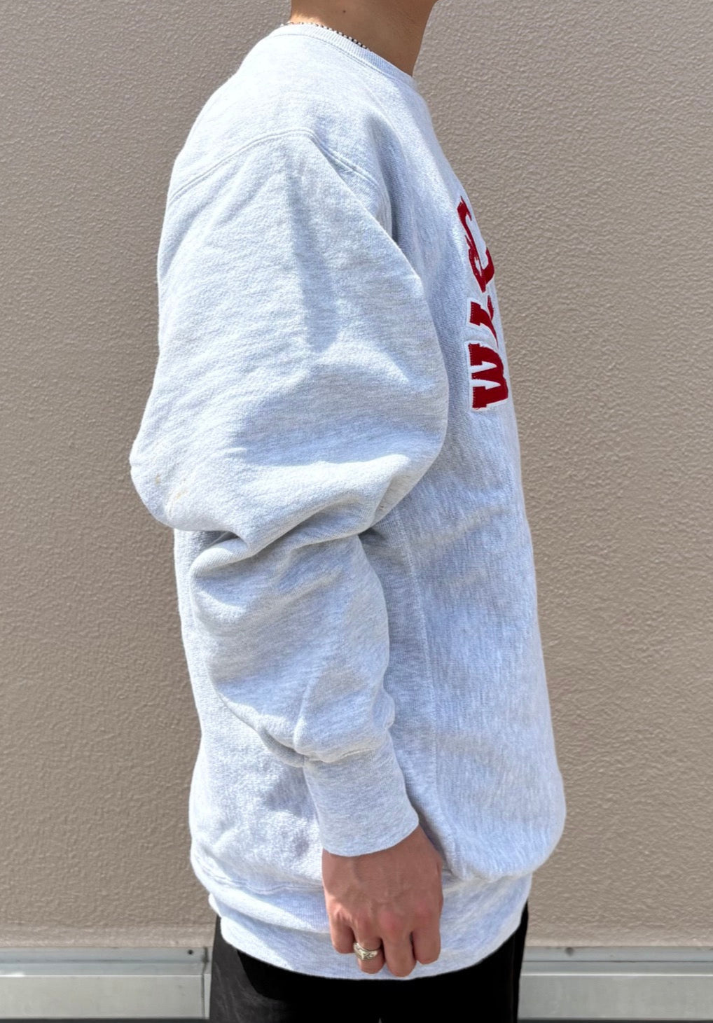 90‘s CHAMPION REVERSE WEAVE「WISCONSIN」USA製 スウェット