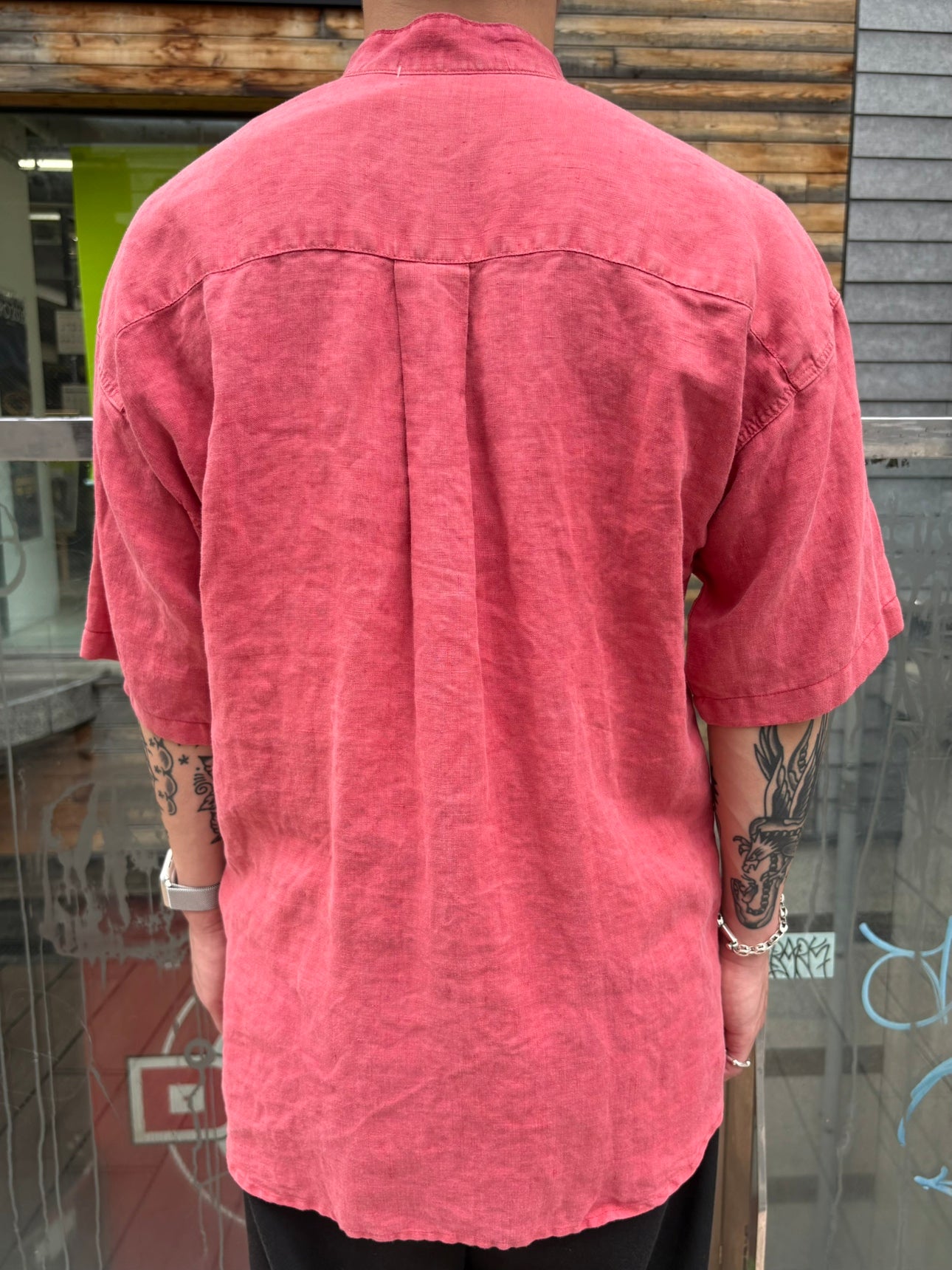 90's GAP バンドカラーシャツ