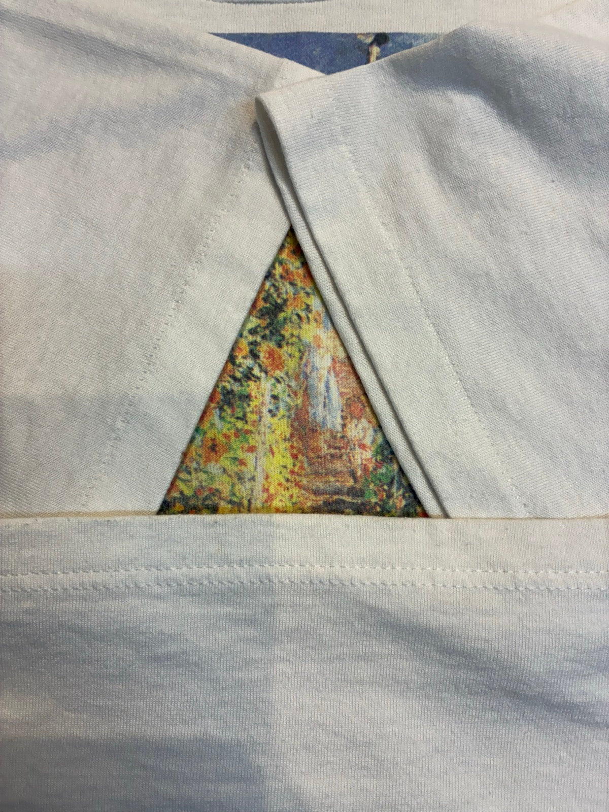 90's クロード・モネ「Artist’s Garden at Vétheuil」USA製 アートTシャツ