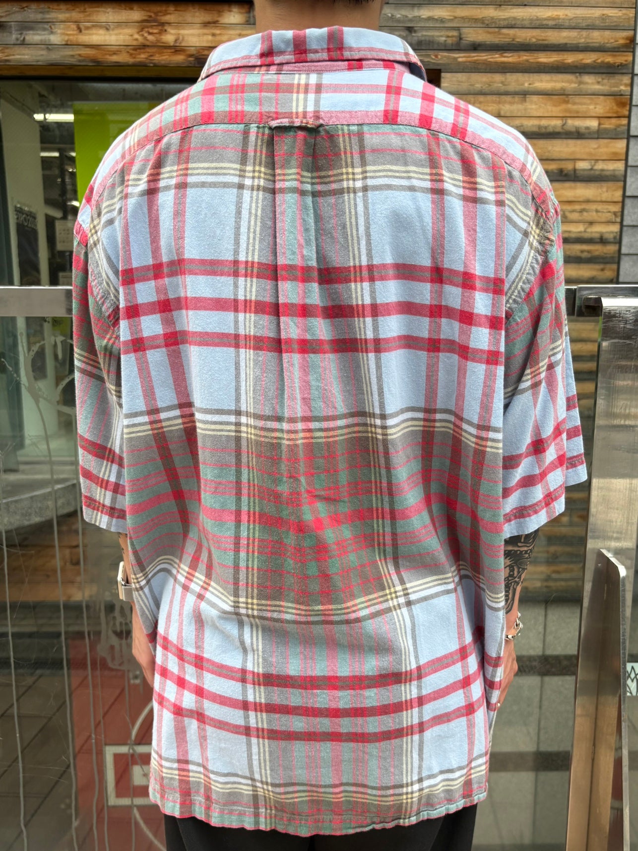 90's RALPH LAUREN「CALDWELL」オープンカラーシャツ