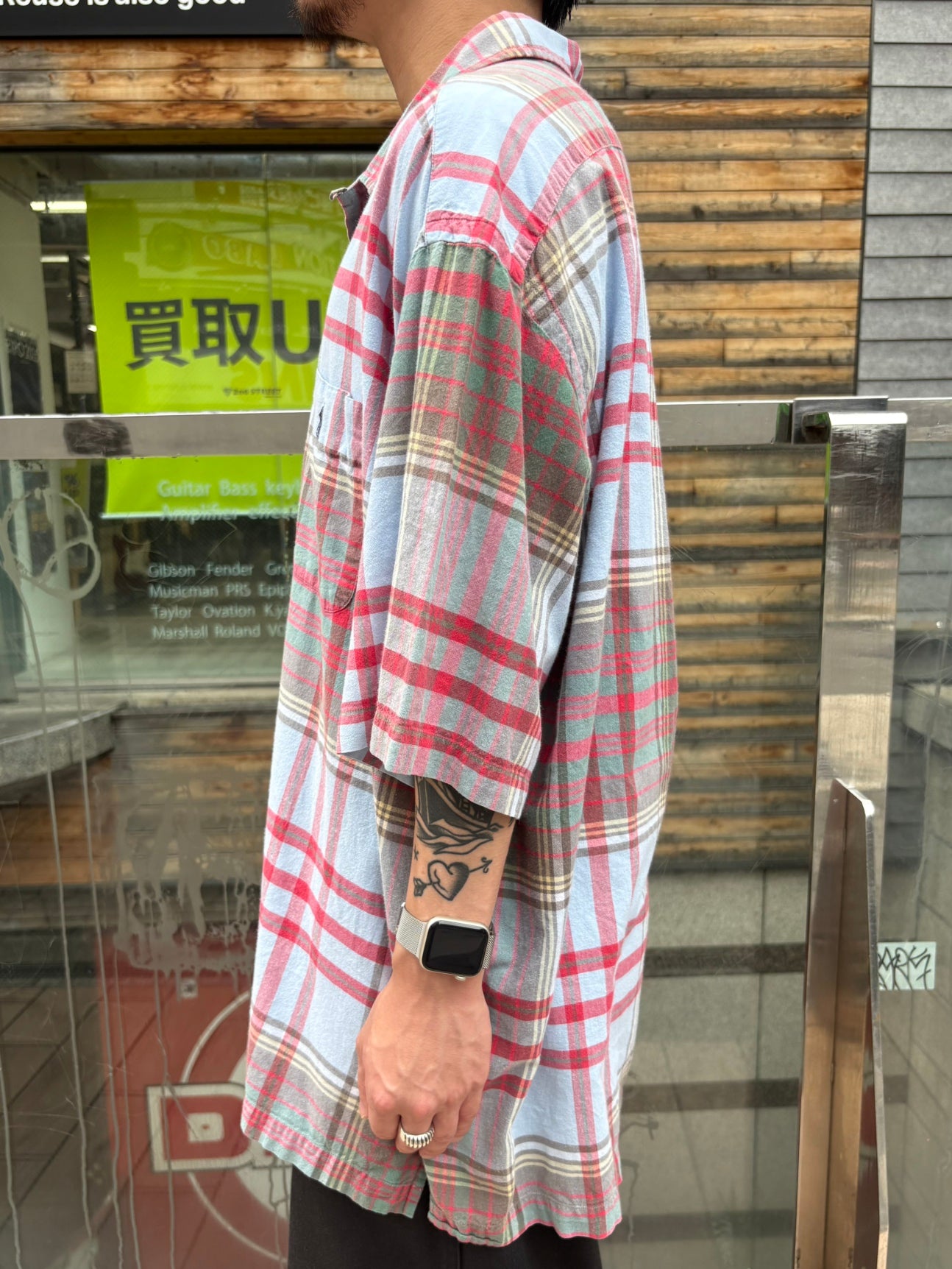 90's RALPH LAUREN「CALDWELL」オープンカラーシャツ