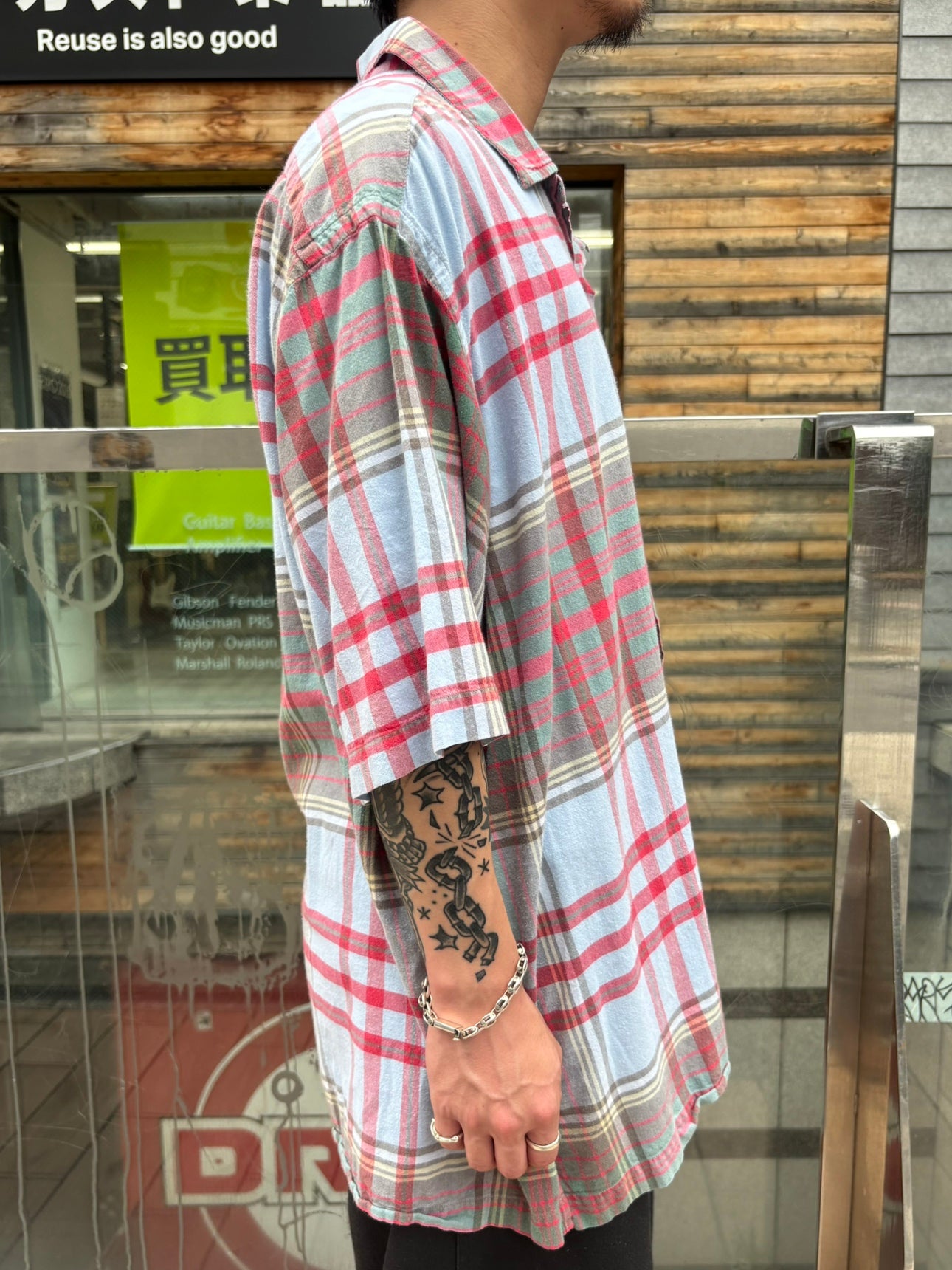 90's RALPH LAUREN「CALDWELL」オープンカラーシャツ