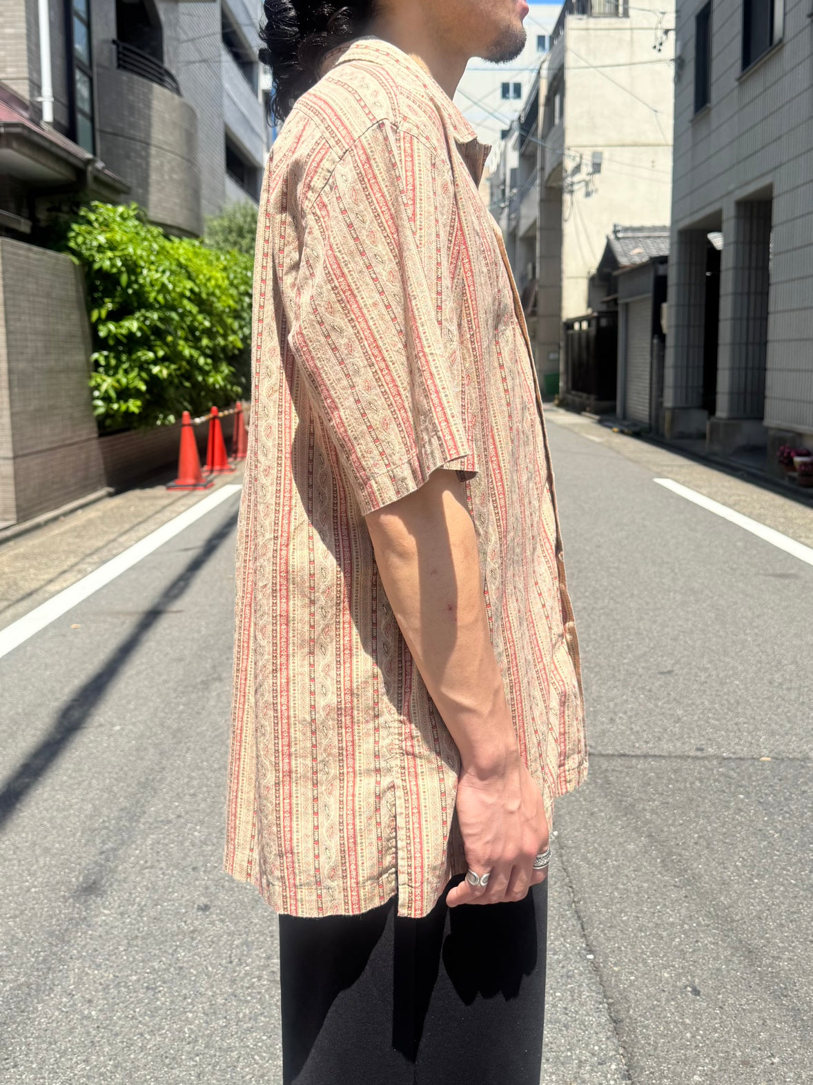 90's RALPH LAUREN 「CALDWELL」オープンカラーシャツ