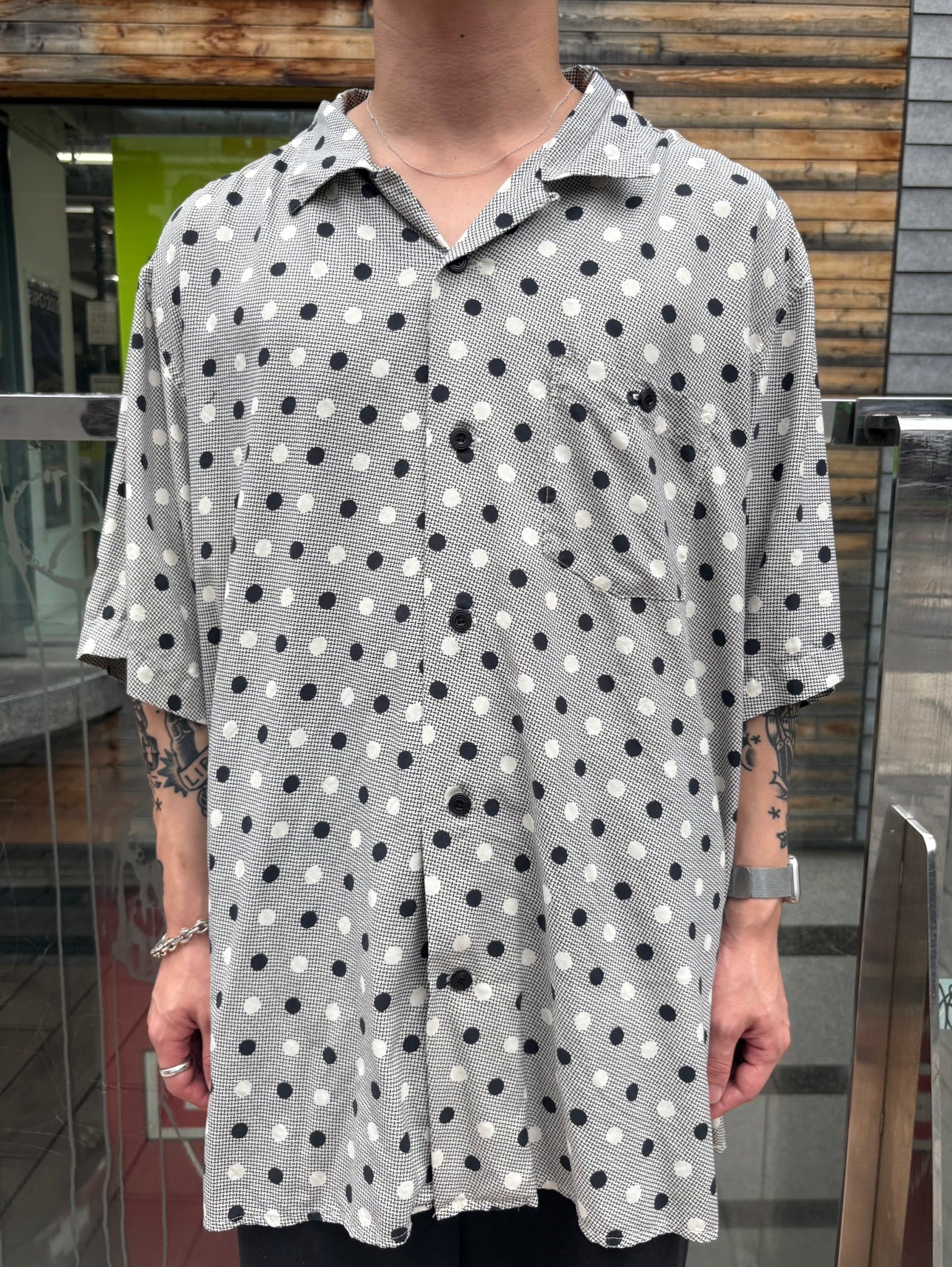 90's TULLIANO オープンカラーシャツ