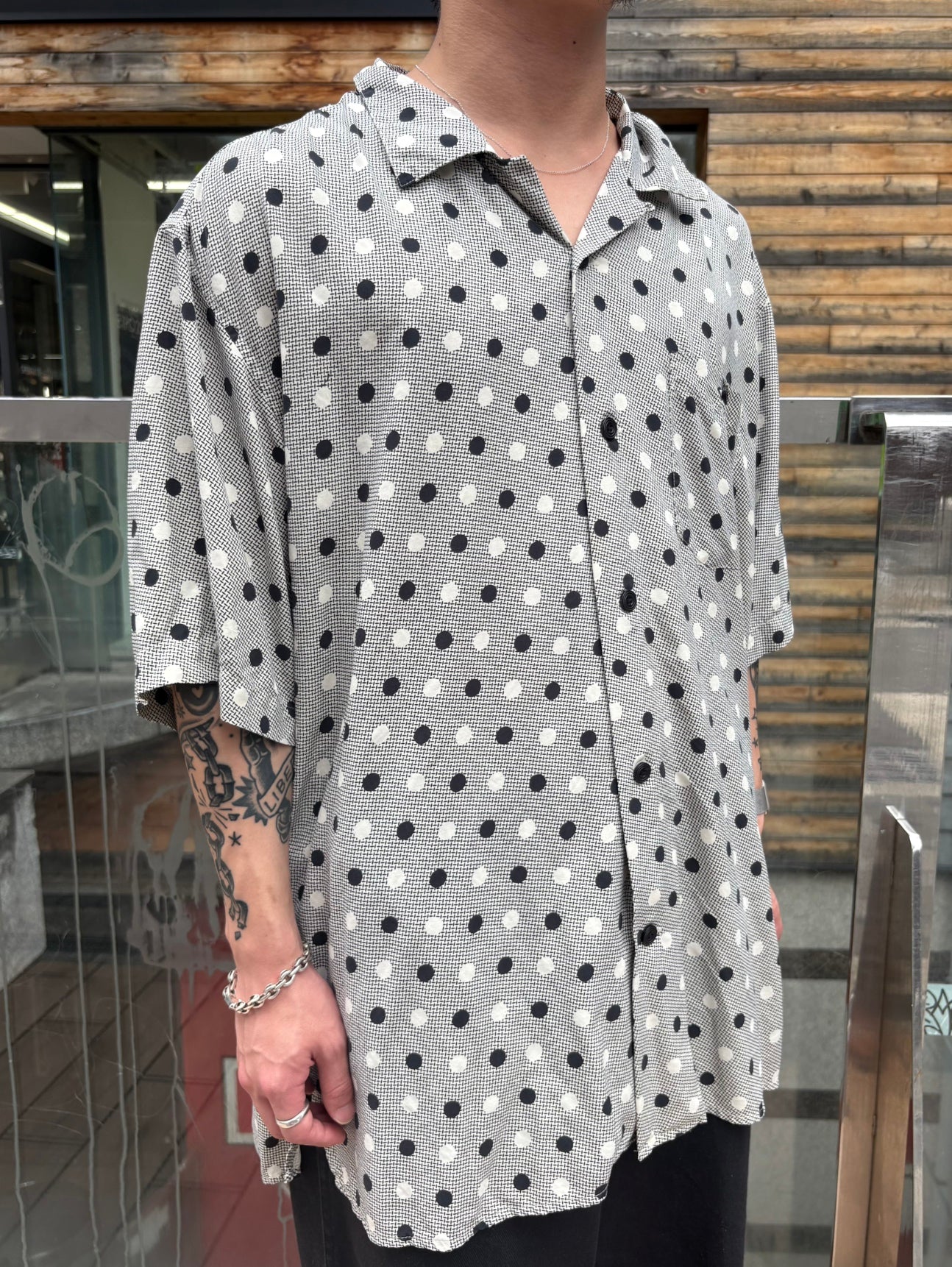 90's TULLIANO オープンカラーシャツ