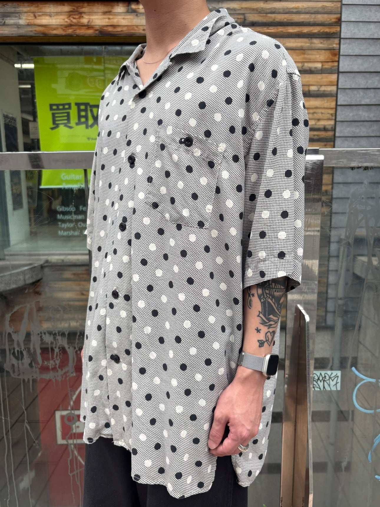 90's TULLIANO オープンカラーシャツ