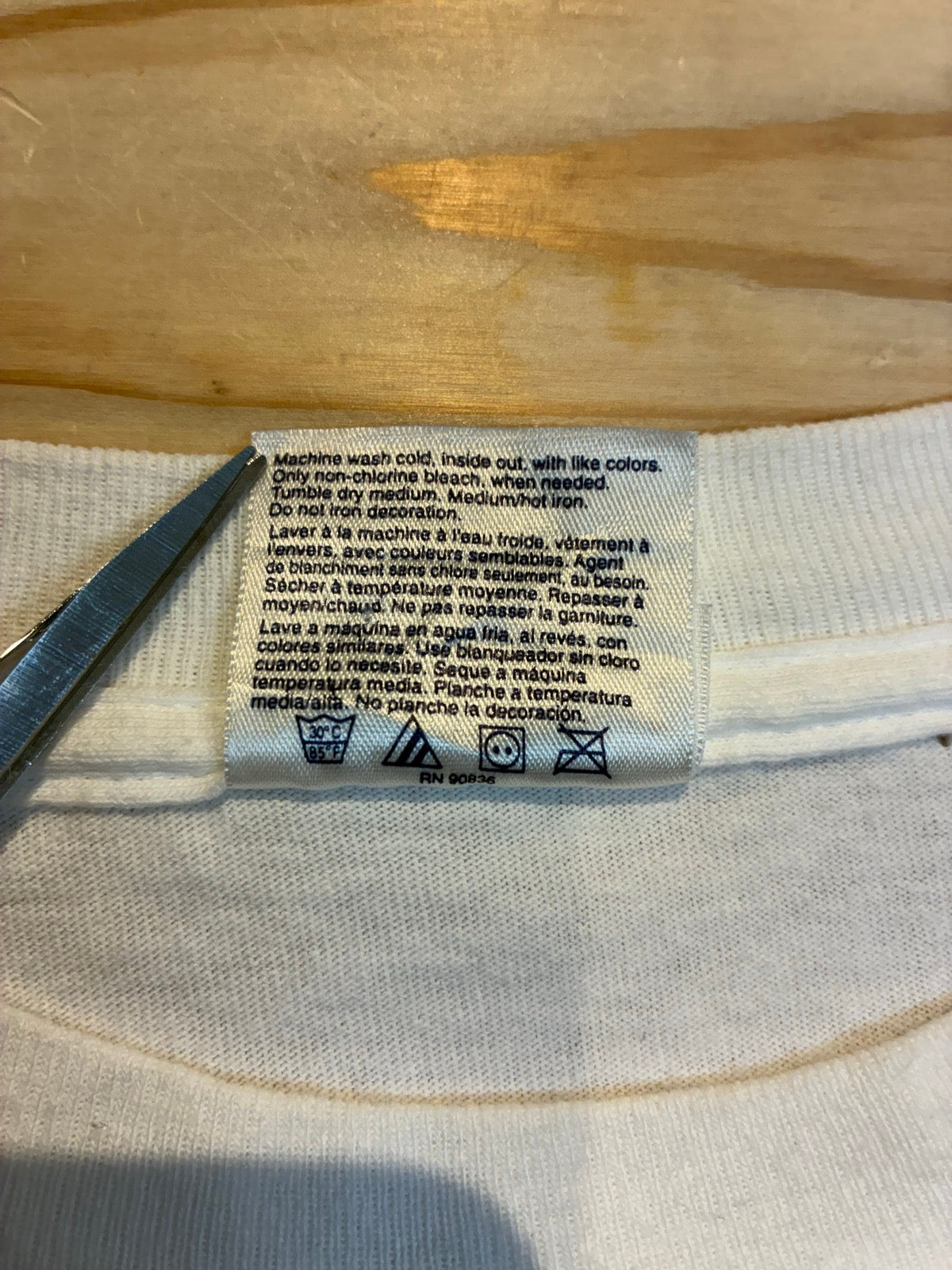 00's Port and Company「got milk」グラフィックTシャツ