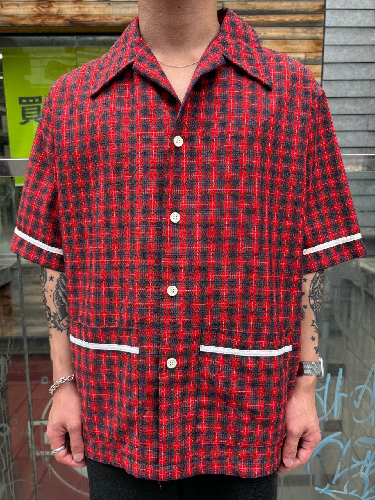 70's JANTZEN オープンカラーシャツ