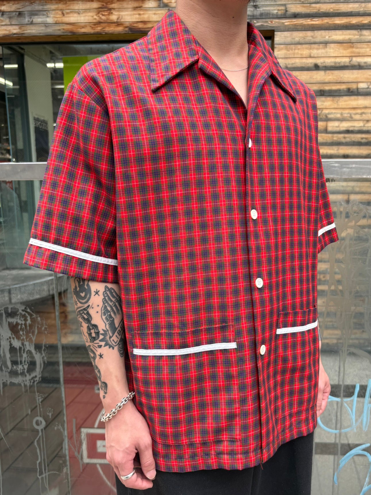 70's JANTZEN オープンカラーシャツ