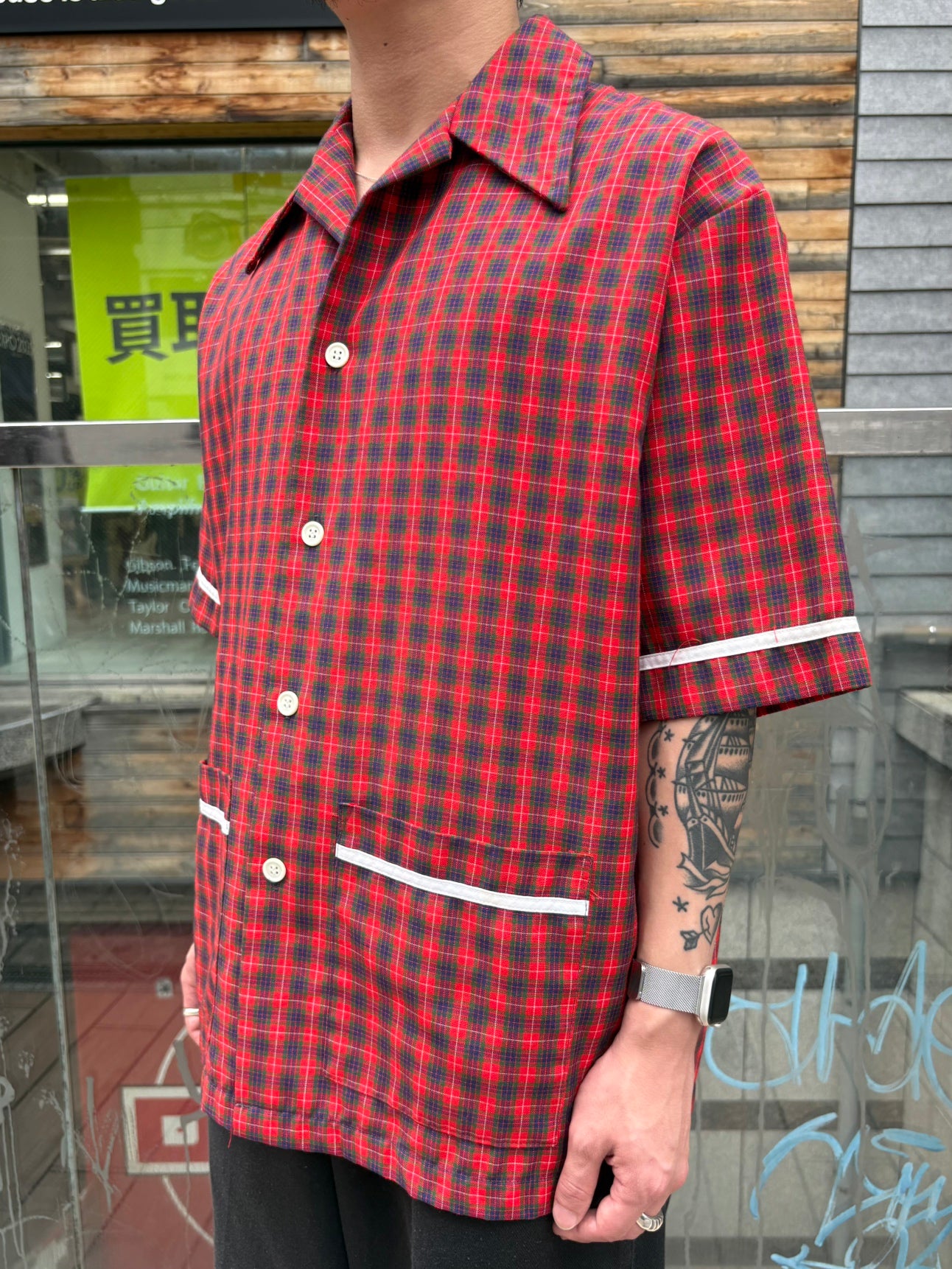 70's JANTZEN オープンカラーシャツ