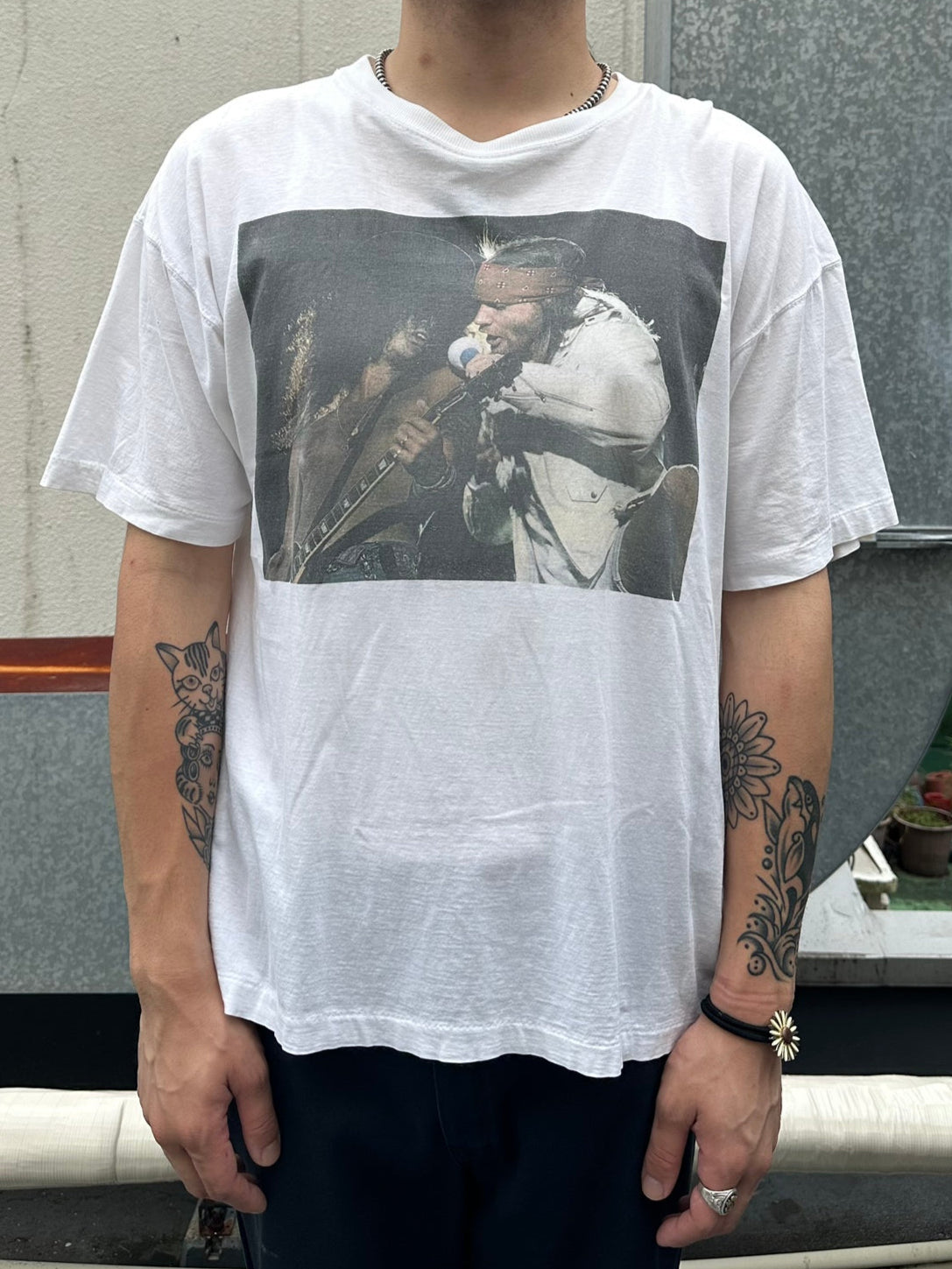 90's GUNS N' ROSES「Live Foto Plint」バンドTシャツ