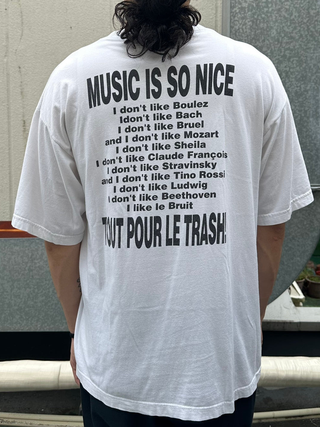 90's LUDWIG VON 88「Music so Nice」バンドTシャツ