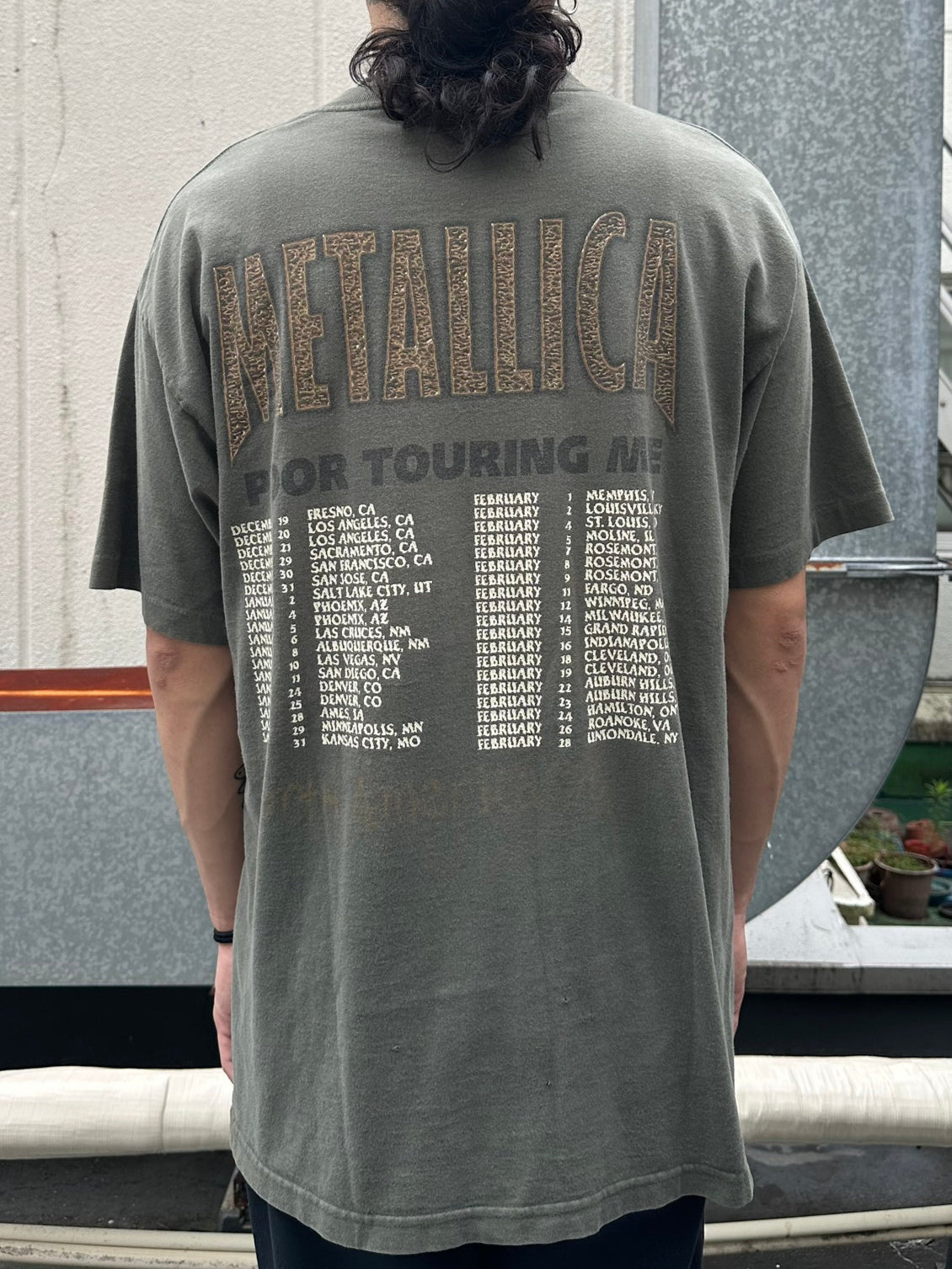 90's METALLICA「Poor Touring Me」バンドTシャツ