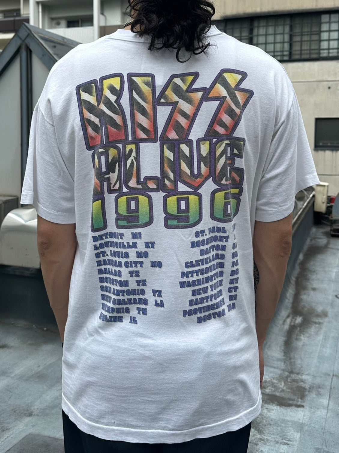 90's KISS「Alive 1996 Tour」バンドTシャツ