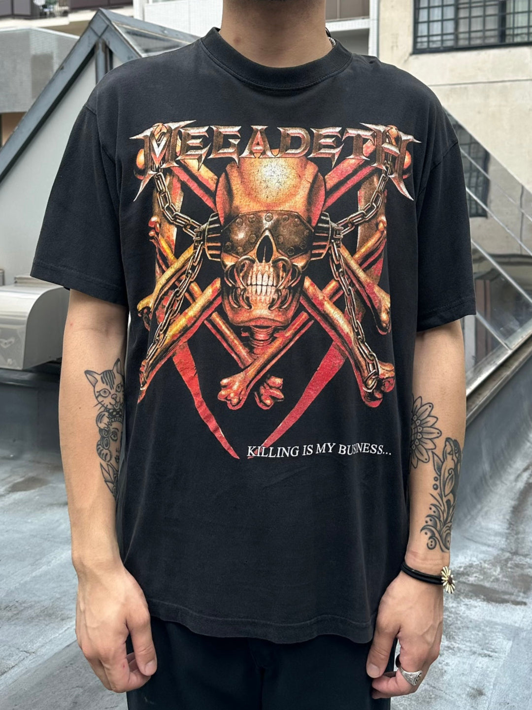 90's MEGADETH「KILING IS MY BUSINESS」バンドTシャツ