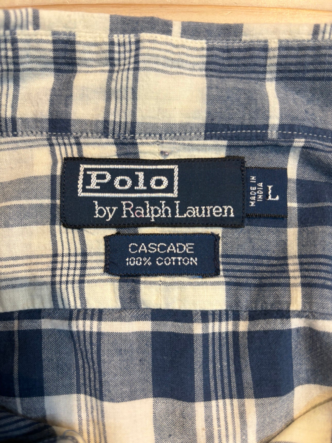 90's RALPH LAUREN「CASCADE」チェックシャツ