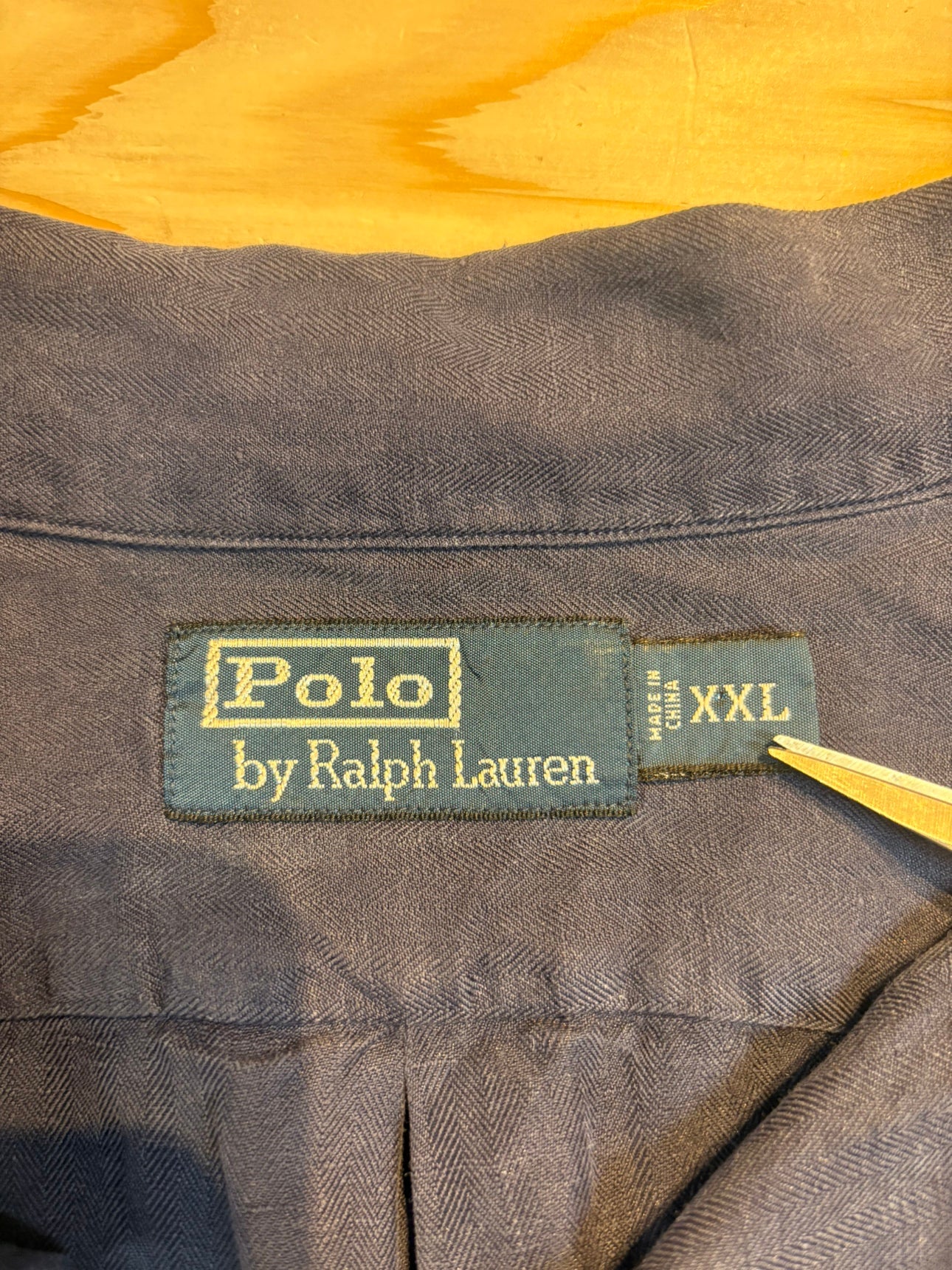 00's RALPH LAUREN オープンカラーシャツ