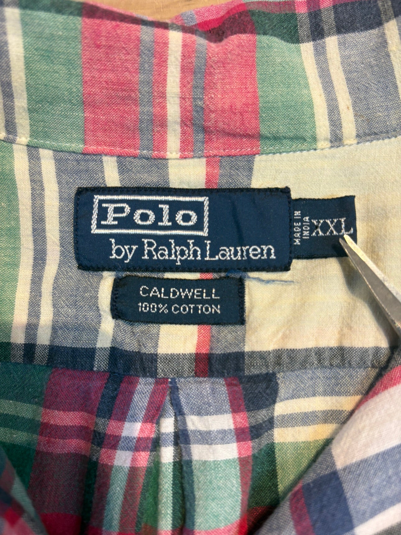90's RALPH LAUREN「CALDWELL」オープンカラーシャツ