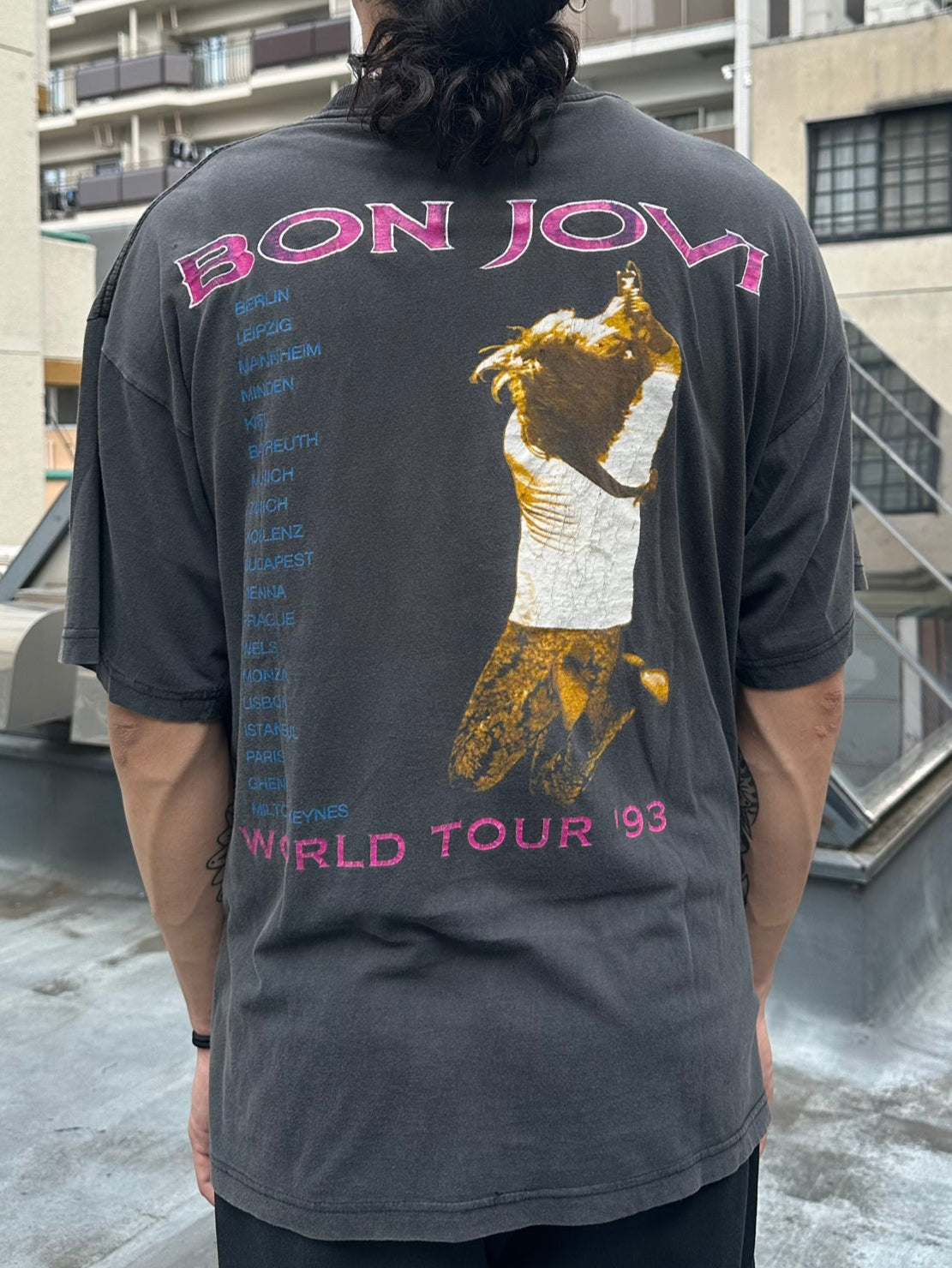 90's BON JOVI「World Tour 1993」バンドTシャツ