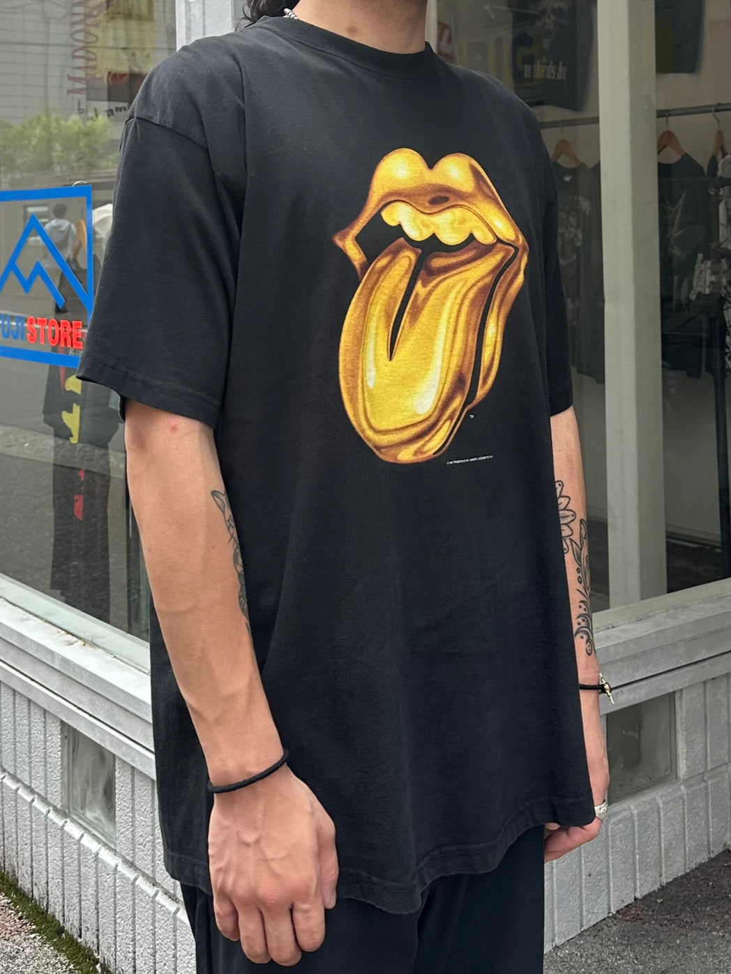 90's THE ROLLING STONES「GOLD RIP」バンドTシャツ